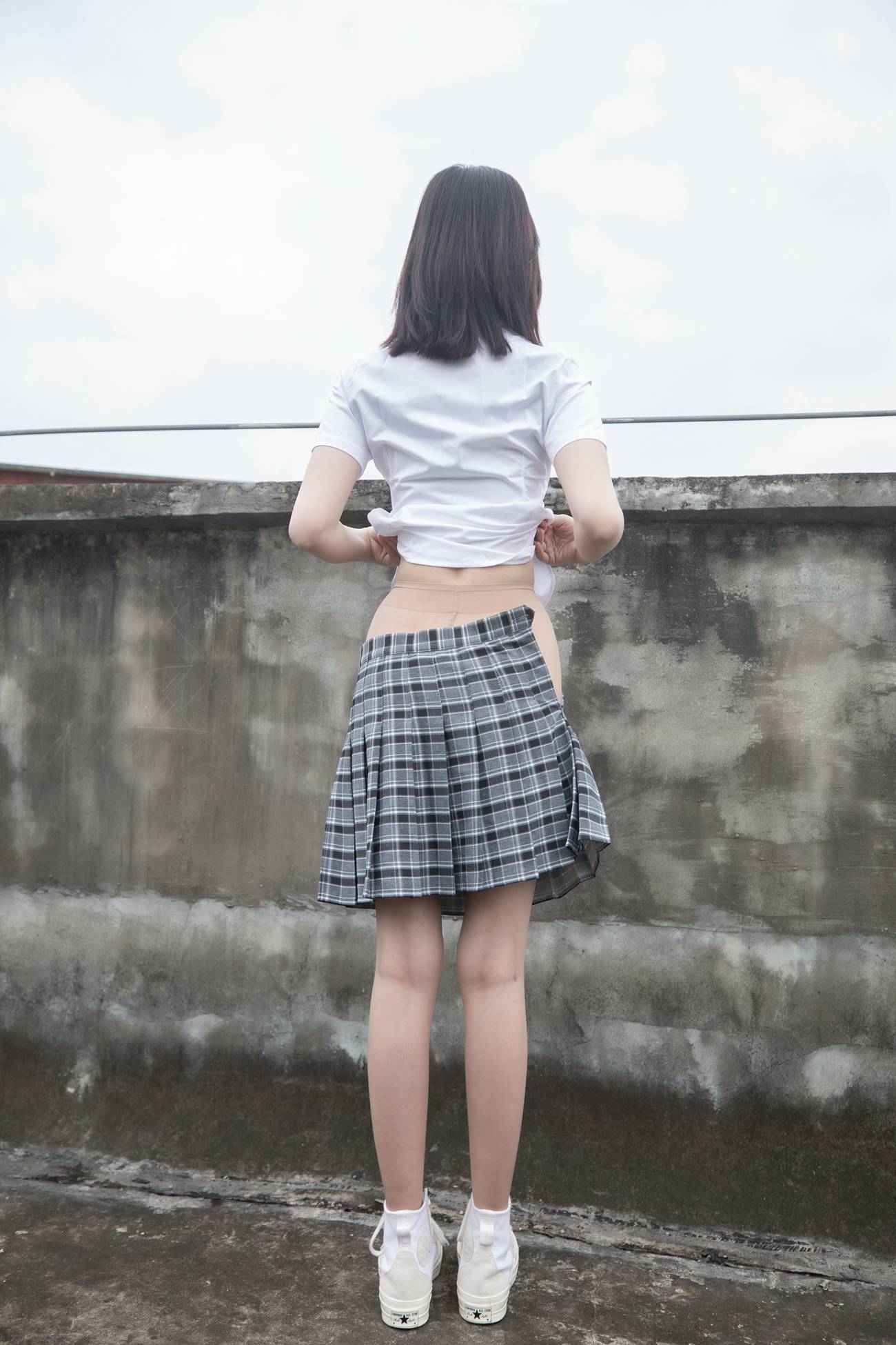 图片[12]-[MSLASS]梦丝女神 – 子然 天台JK [31P] – 速更版-美库