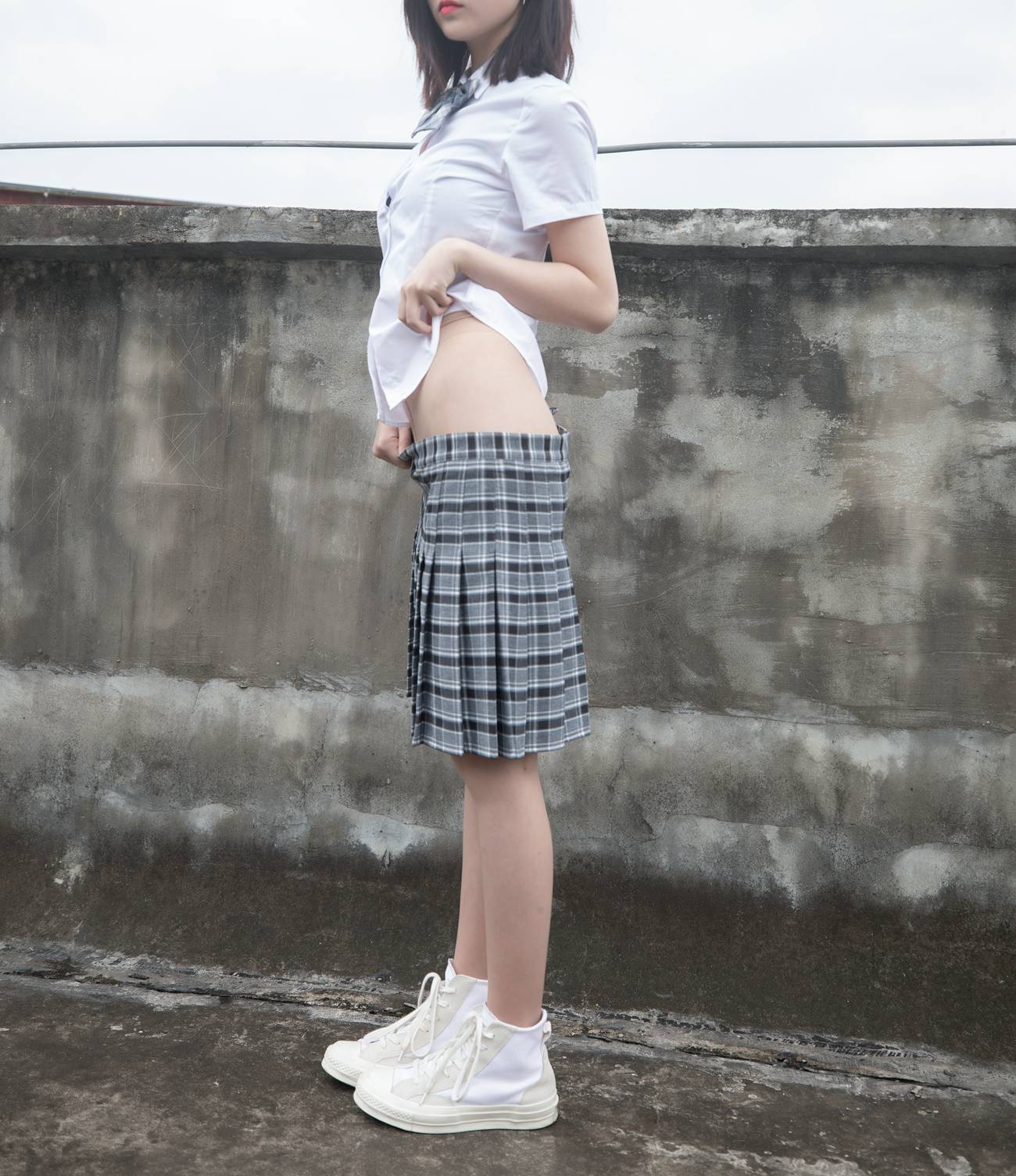 图片[13]-[MSLASS]梦丝女神 – 子然 天台JK [31P] – 速更版-美库