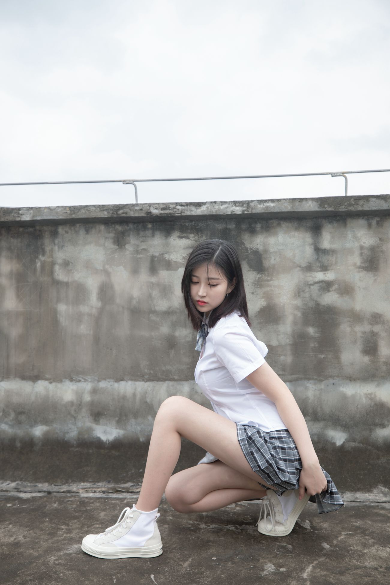 图片[16]-[MSLASS]梦丝女神 – 子然 天台JK [31P] – 速更版-美库