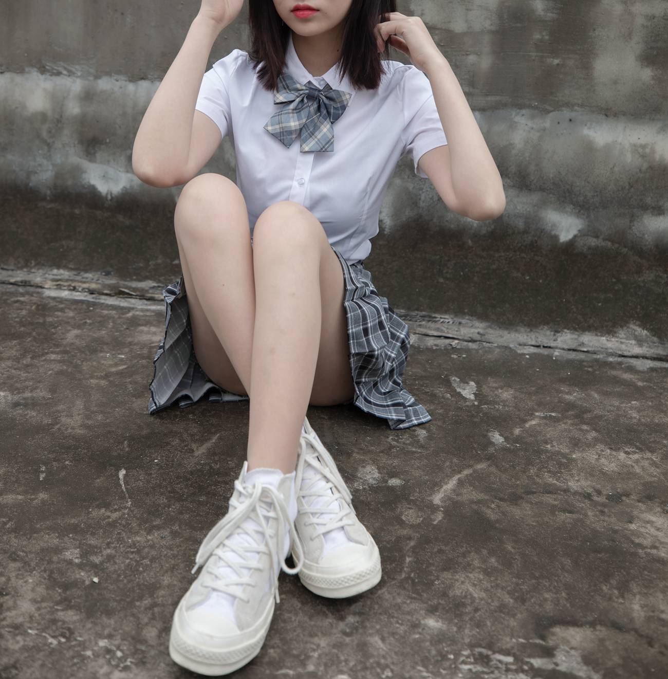 图片[17]-[MSLASS]梦丝女神 – 子然 天台JK [31P] – 速更版-美库