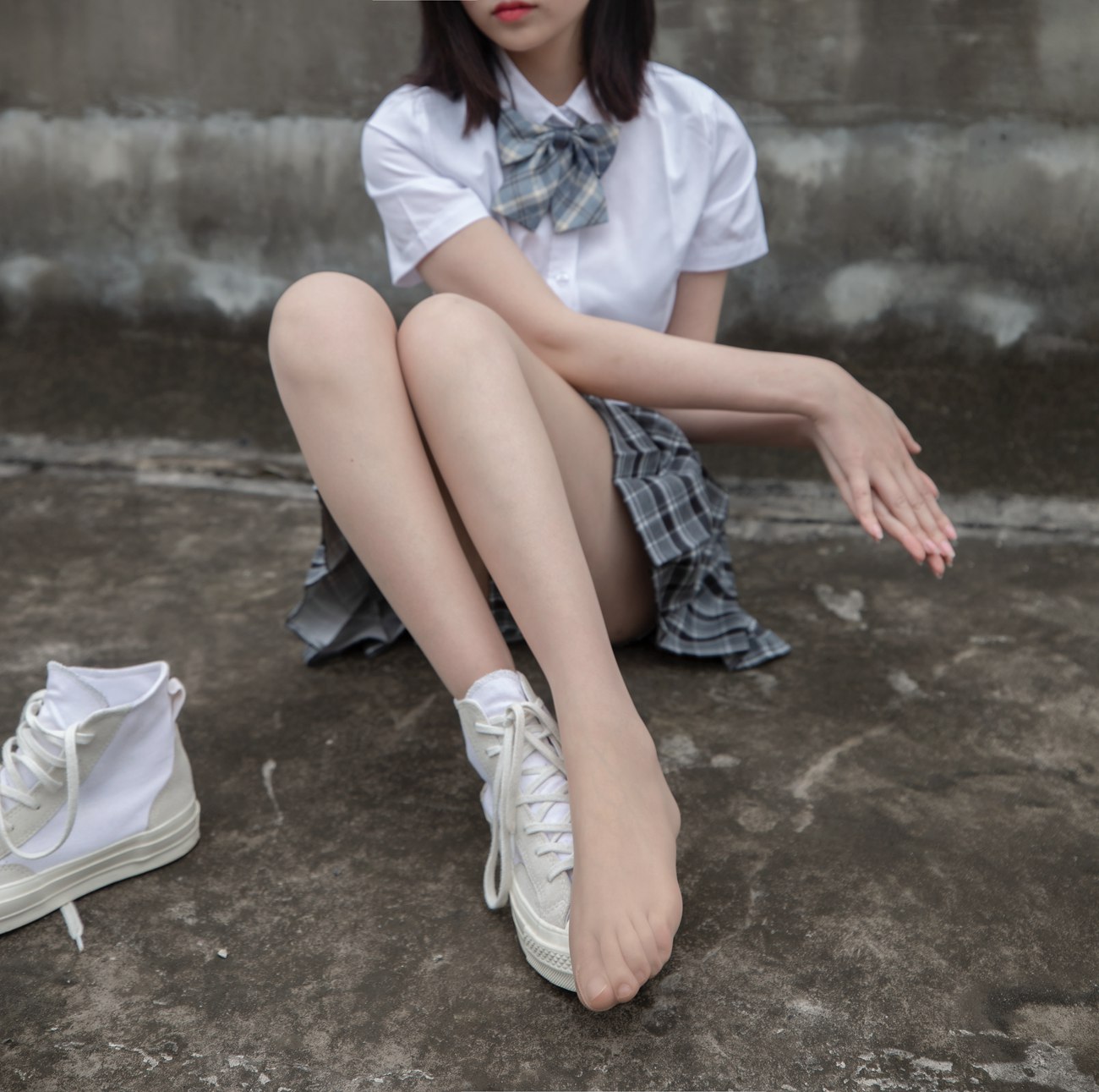 图片[22]-[MSLASS]梦丝女神 – 子然 天台JK [31P] – 速更版-美库