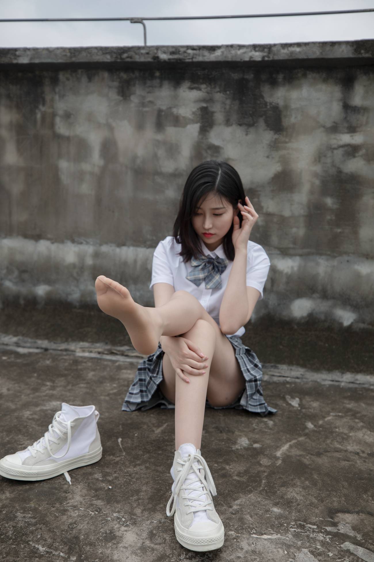 图片[24]-[MSLASS]梦丝女神 – 子然 天台JK [31P] – 速更版-美库