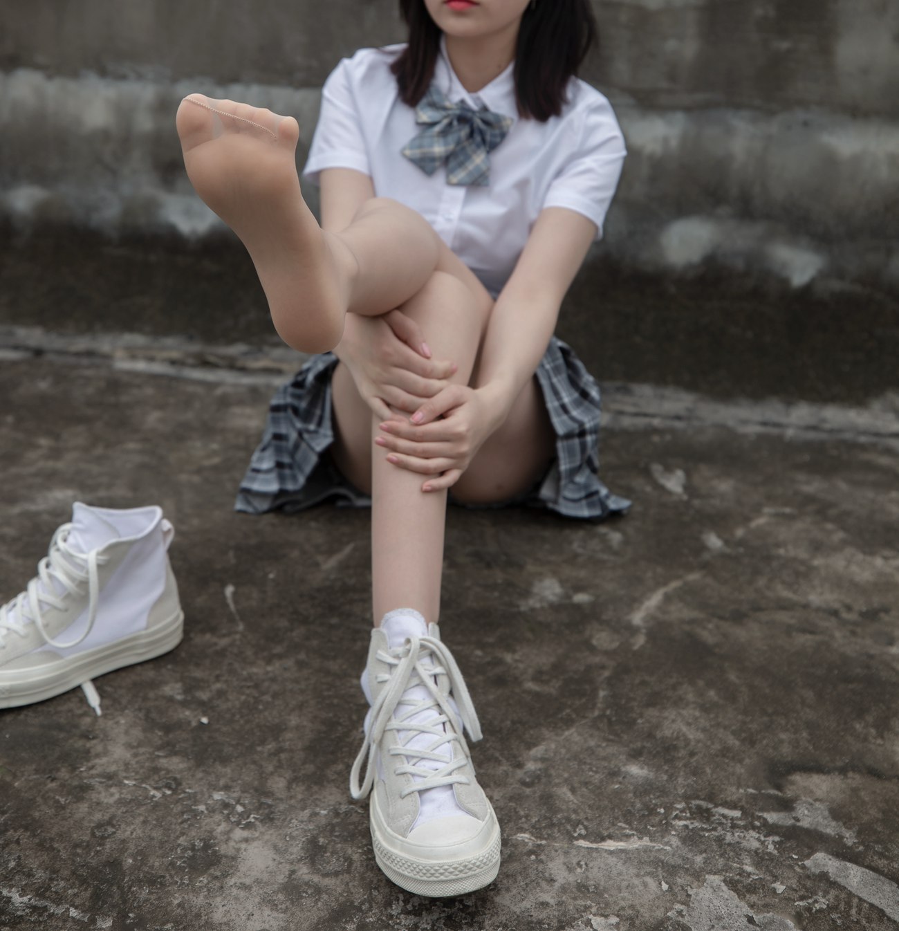 图片[26]-[MSLASS]梦丝女神 – 子然 天台JK [31P] – 速更版-美库