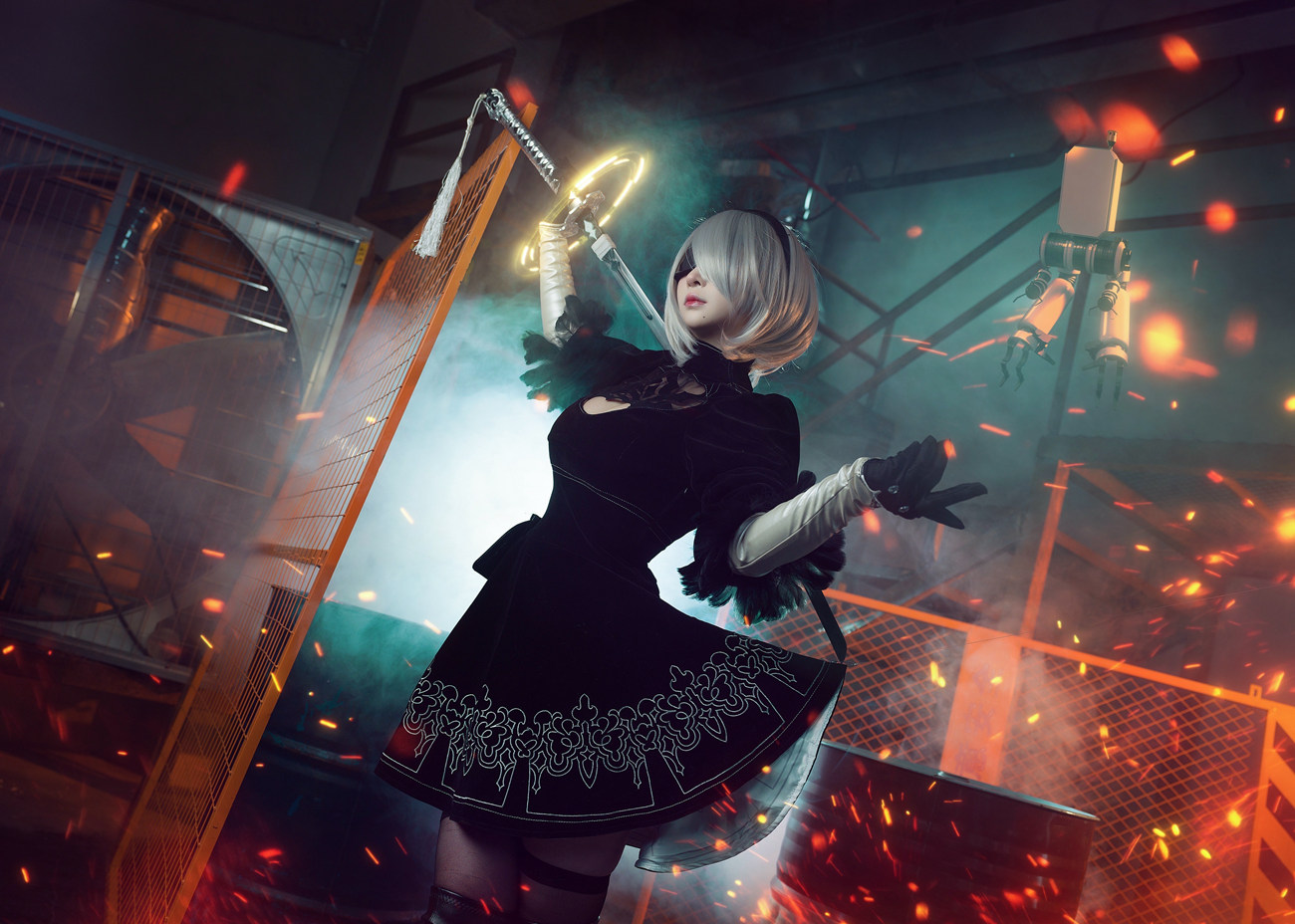 图片[11]-动漫博主叉子宝宝 – 2B 尼尔机械纪元 [19P] – 速更版-美库