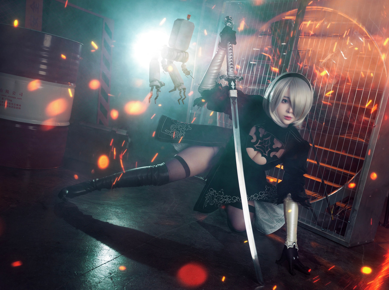 图片[12]-动漫博主叉子宝宝 – 2B 尼尔机械纪元 [19P] – 速更版-美库