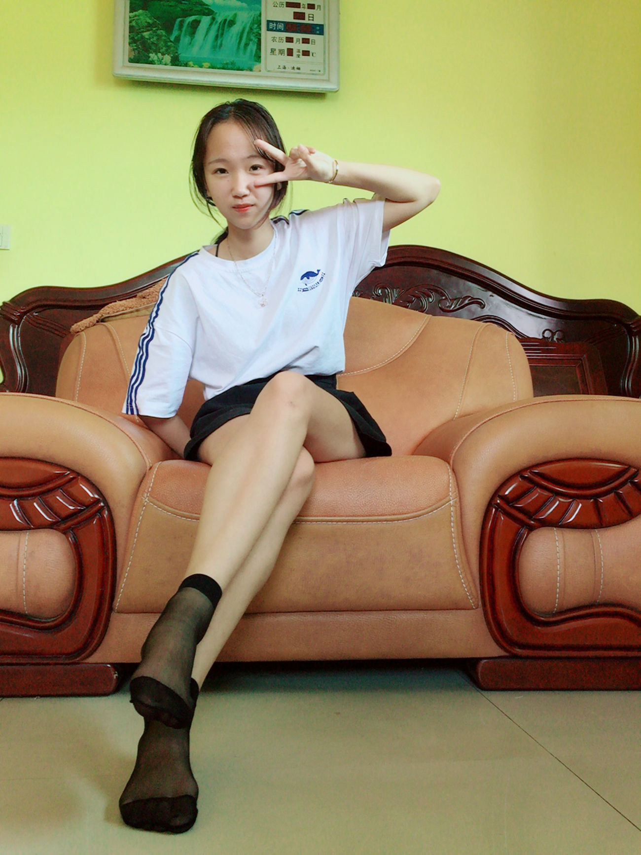 图片[11]-学妹校园寝室短丝系列044 杨柳[124P] – 速更版-美库