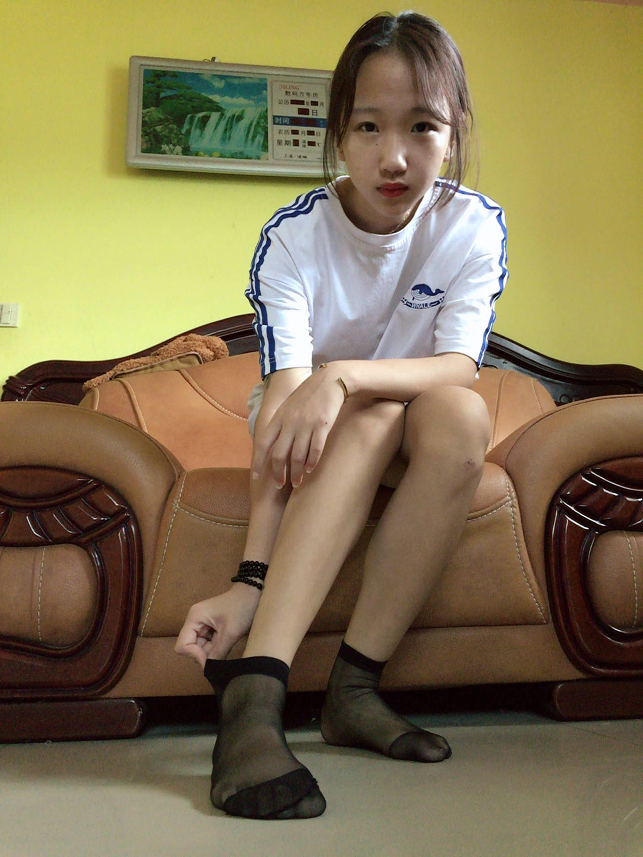 图片[18]-学妹校园寝室短丝系列044 杨柳[124P] – 速更版-美库