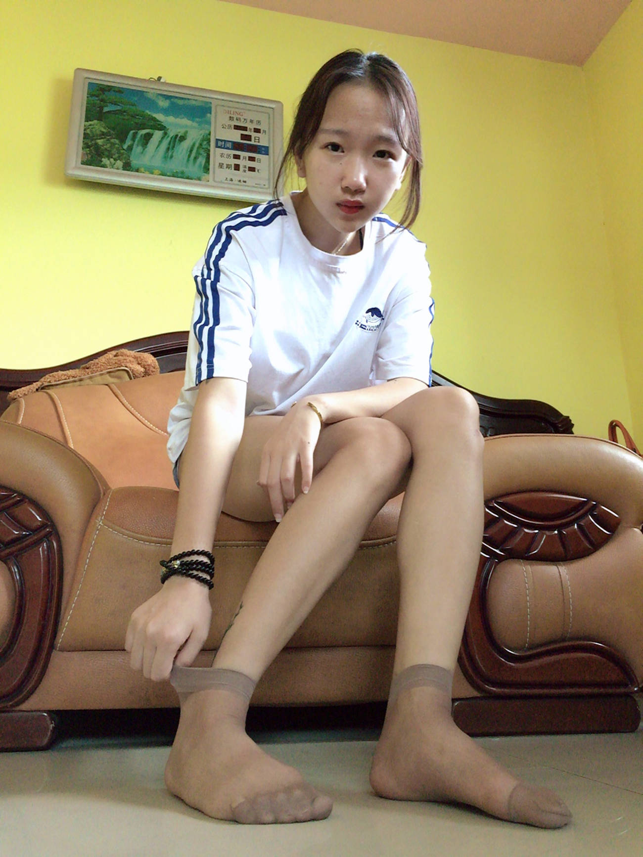 图片[34]-学妹校园寝室短丝系列044 杨柳[124P] – 速更版-美库