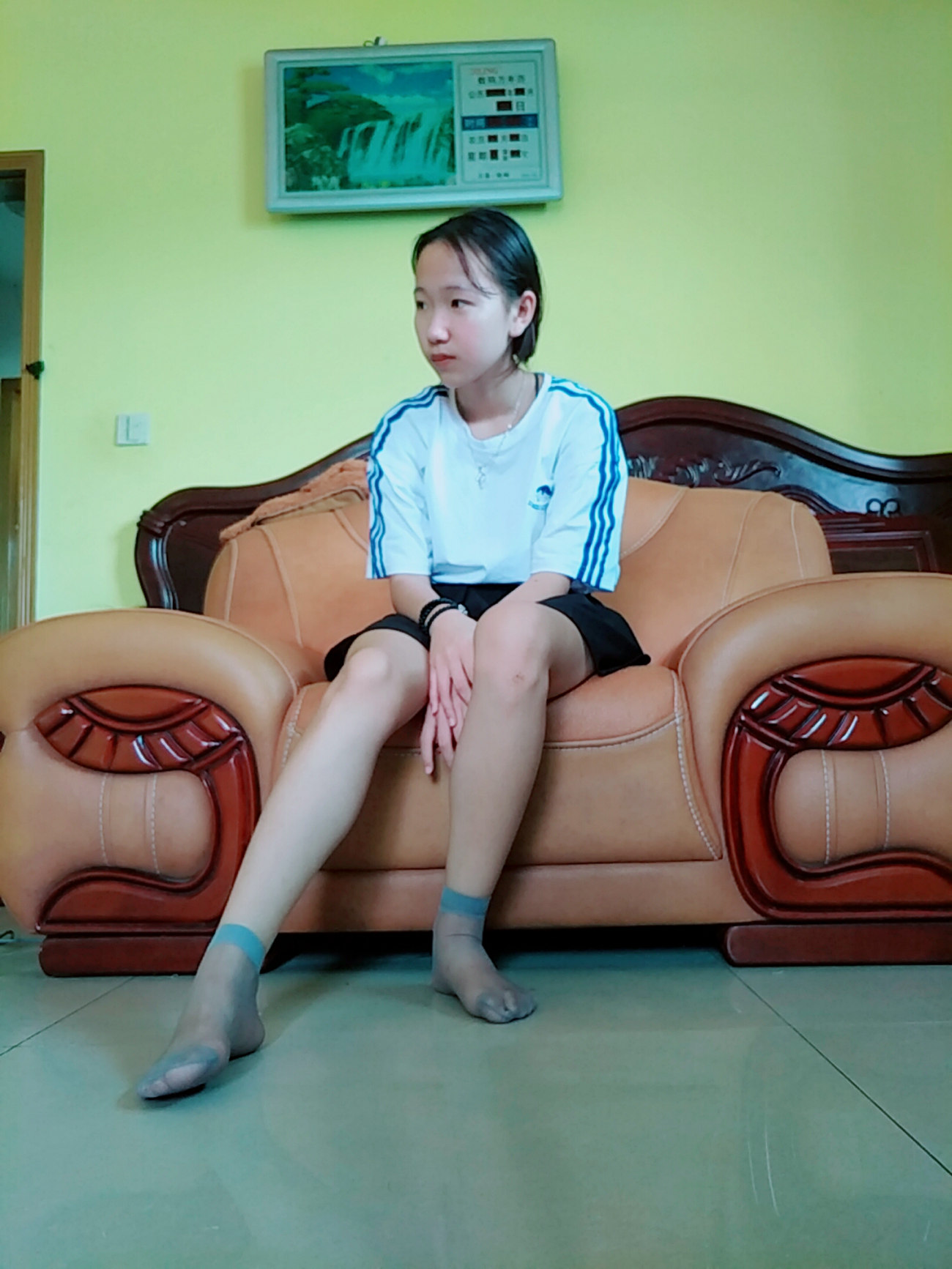 图片[42]-学妹校园寝室短丝系列044 杨柳[124P] – 速更版-美库