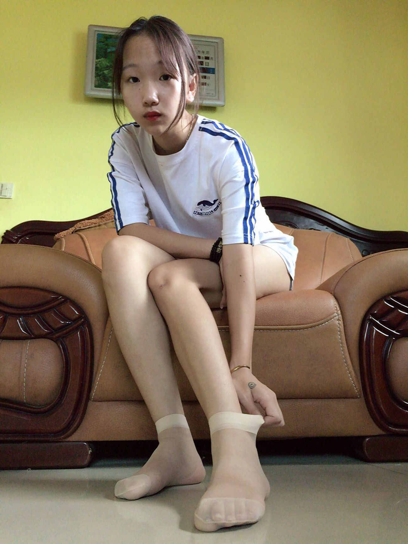 图片[43]-学妹校园寝室短丝系列044 杨柳[124P] – 速更版-美库