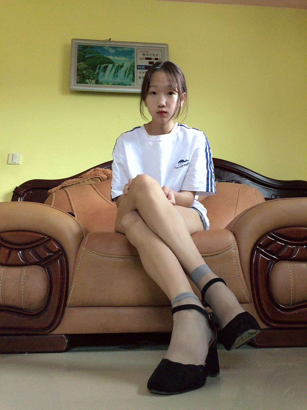 图片[113]-学妹校园寝室短丝系列044 杨柳[124P] – 速更版-美库