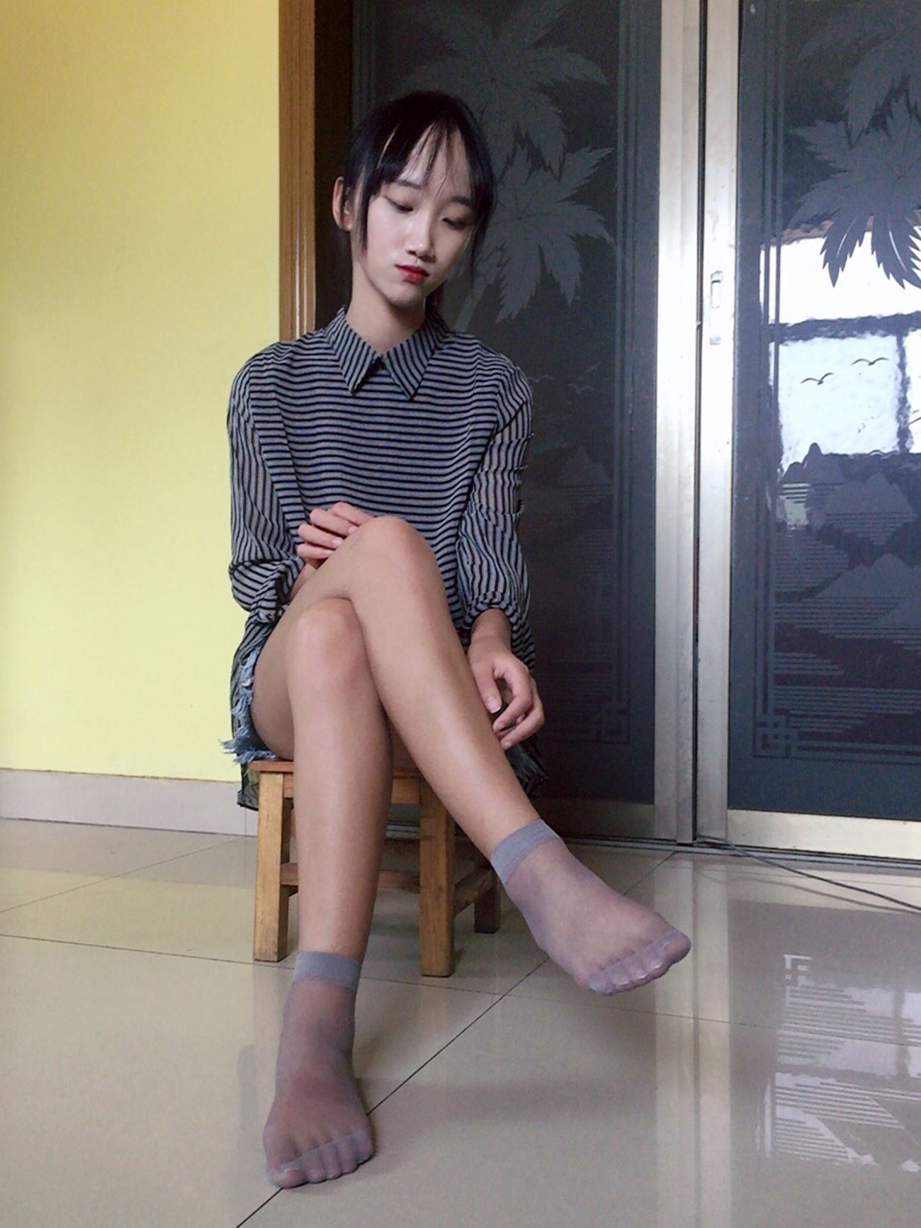 图片[123]-学妹校园寝室短丝系列044 杨柳[124P] – 速更版-美库