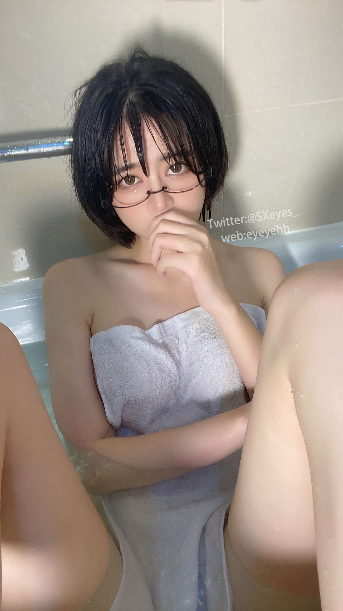 图片[14]-萌妹子眼酱大魔王w 风吕に入る [18P] – 速更版-美库