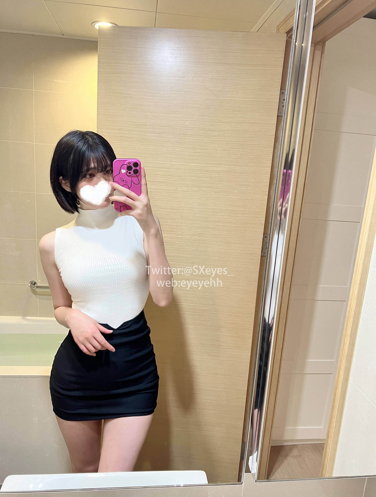 图片[16]-萌妹子眼酱大魔王w 风吕に入る [18P] – 速更版-美库