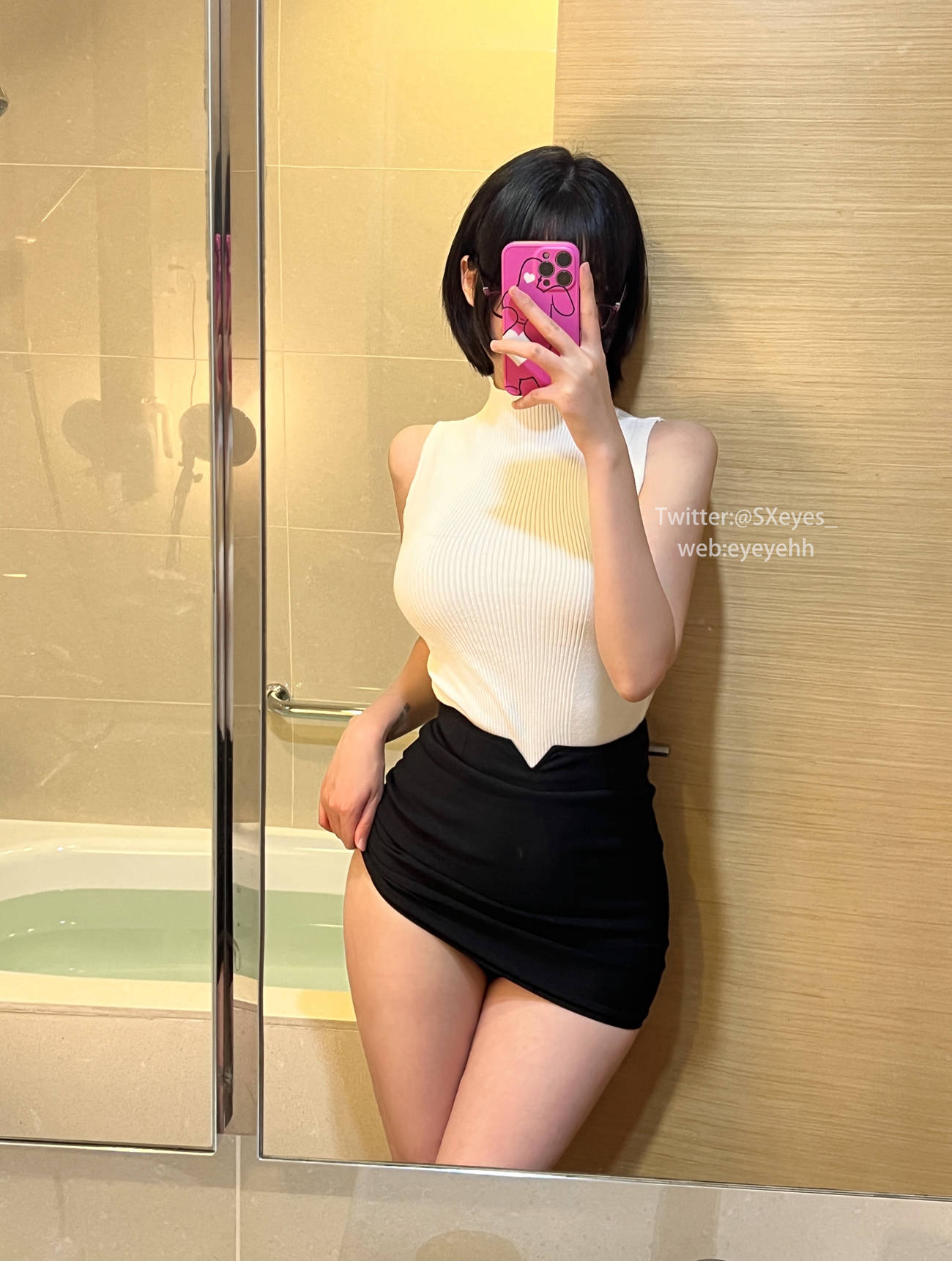 图片[19]-萌妹子眼酱大魔王w 风吕に入る [18P] – 速更版-美库