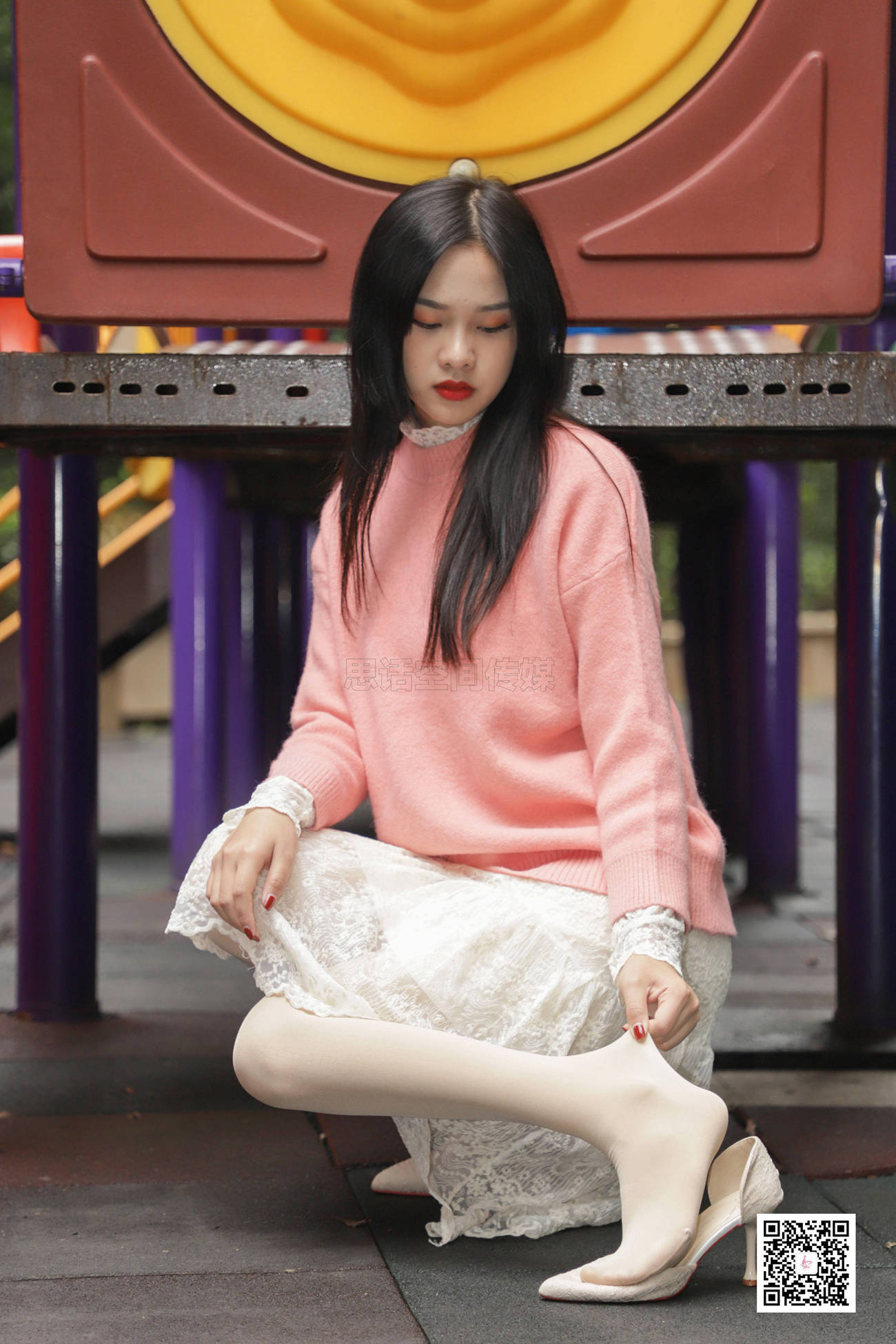 图片[21]-[SiHua思话]SJ059 橙子 温柔浅口中跟高跟鞋[54P] – 速更版-美库