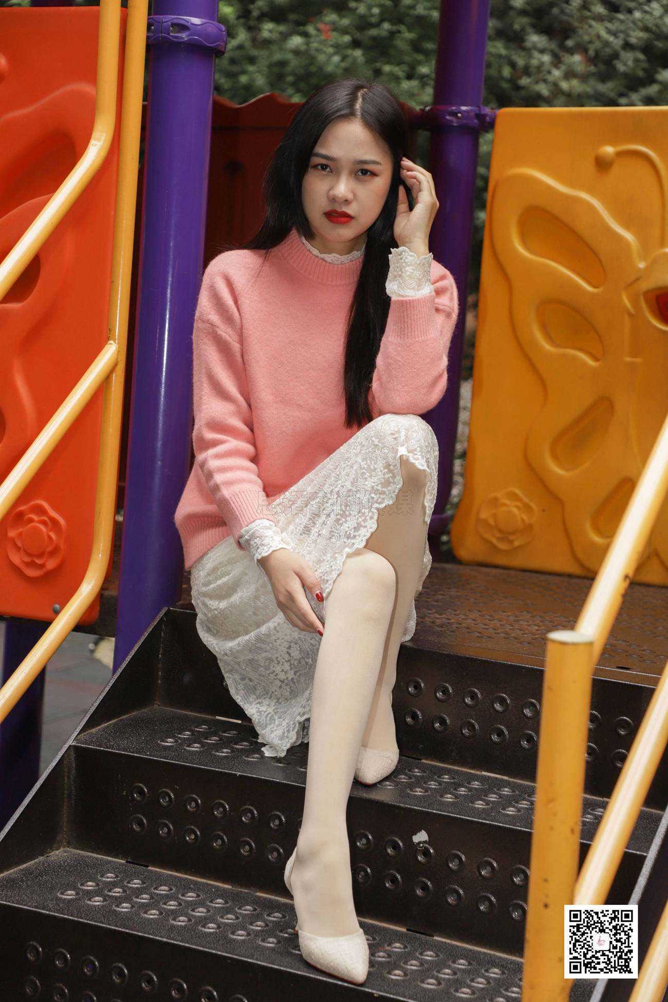 图片[36]-[SiHua思话]SJ059 橙子 温柔浅口中跟高跟鞋[54P] – 速更版-美库