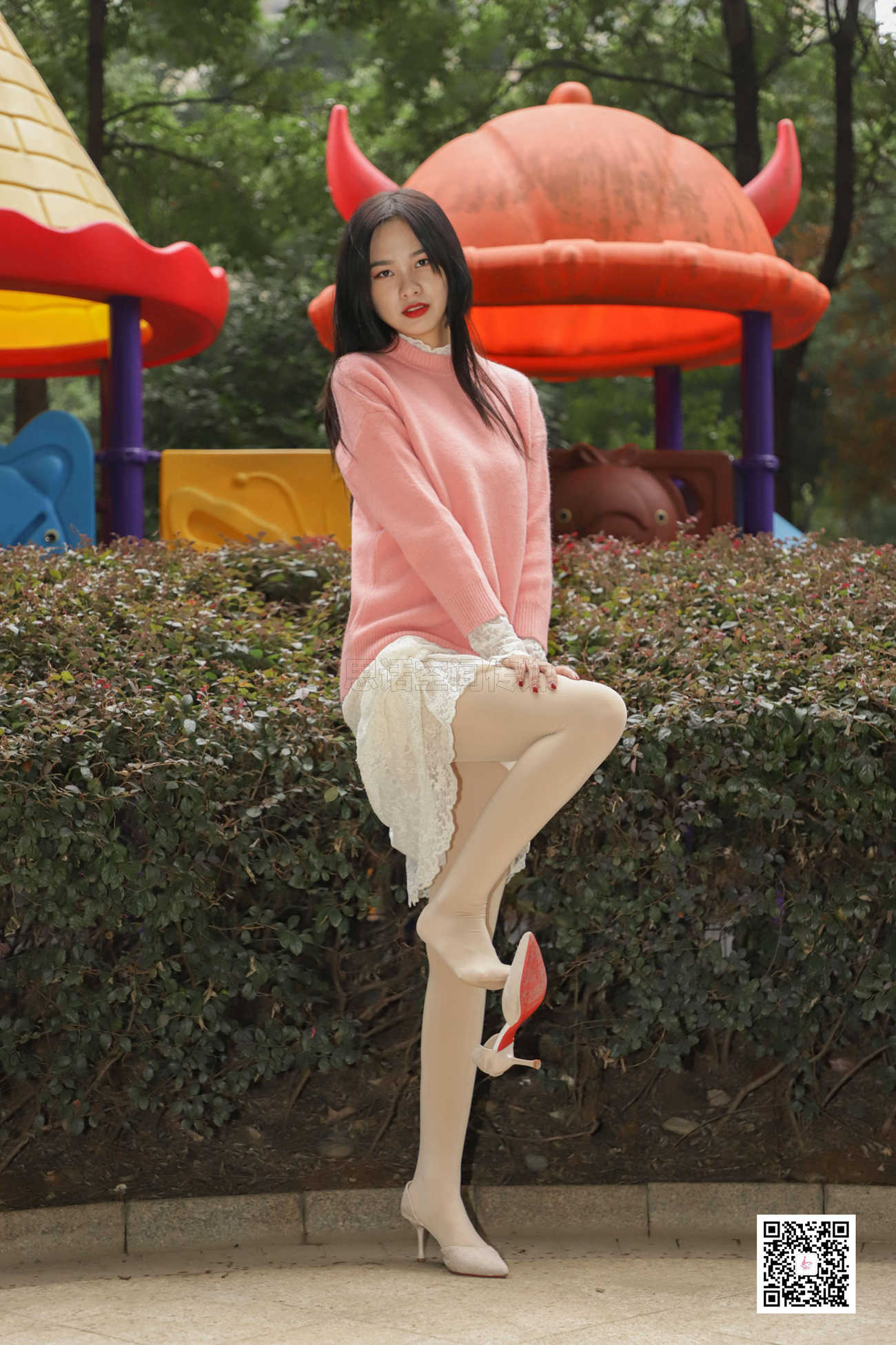 图片[46]-[SiHua思话]SJ059 橙子 温柔浅口中跟高跟鞋[54P] – 速更版-美库