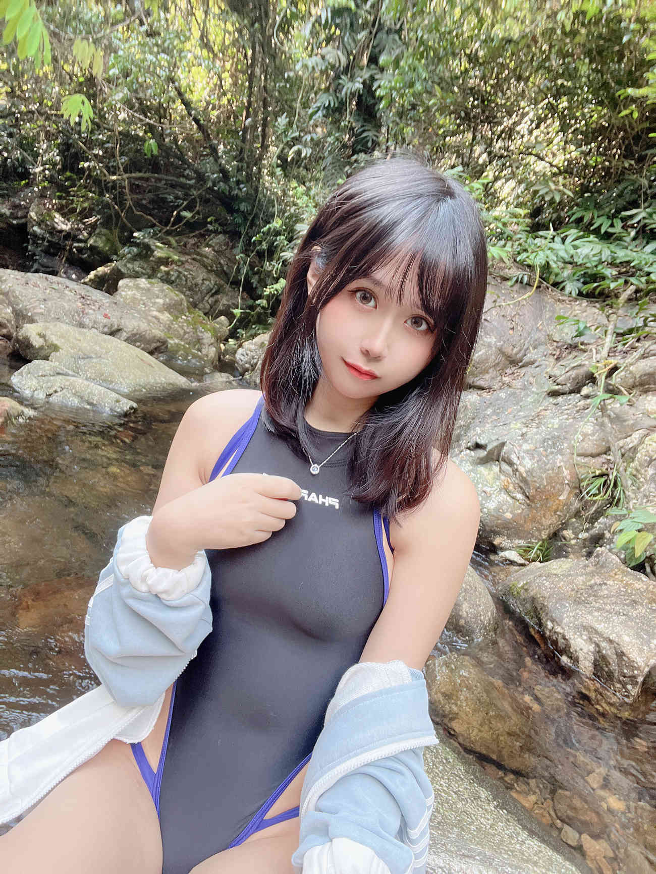 图片[82]-阳光美少女萌芽儿o0 × 琪鸽 百合竞技泳衣 [85P] – 速更版-美库