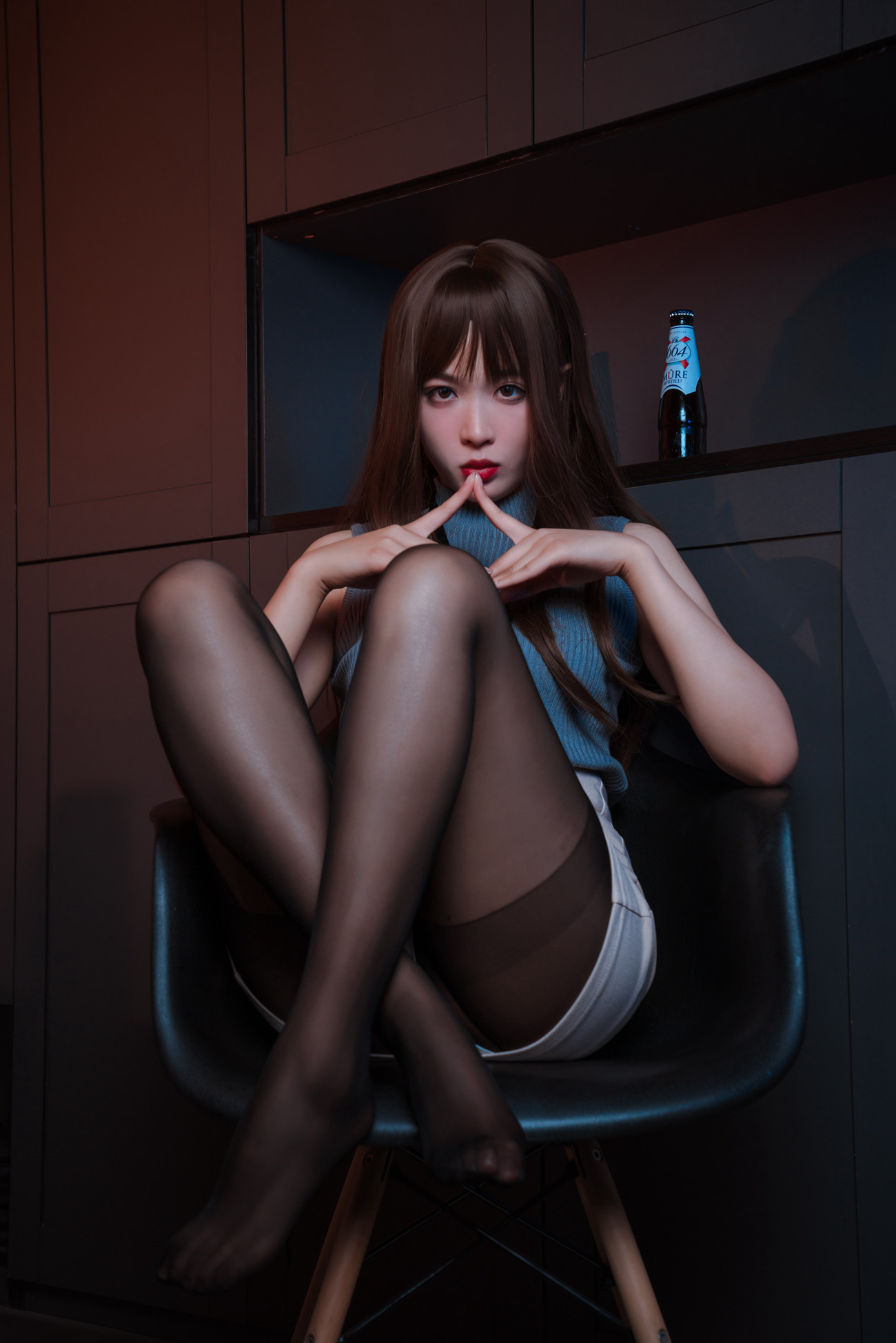 图片[13]-轩萧学姐 微醺喝醉了OL [46P] – 速更版-美库