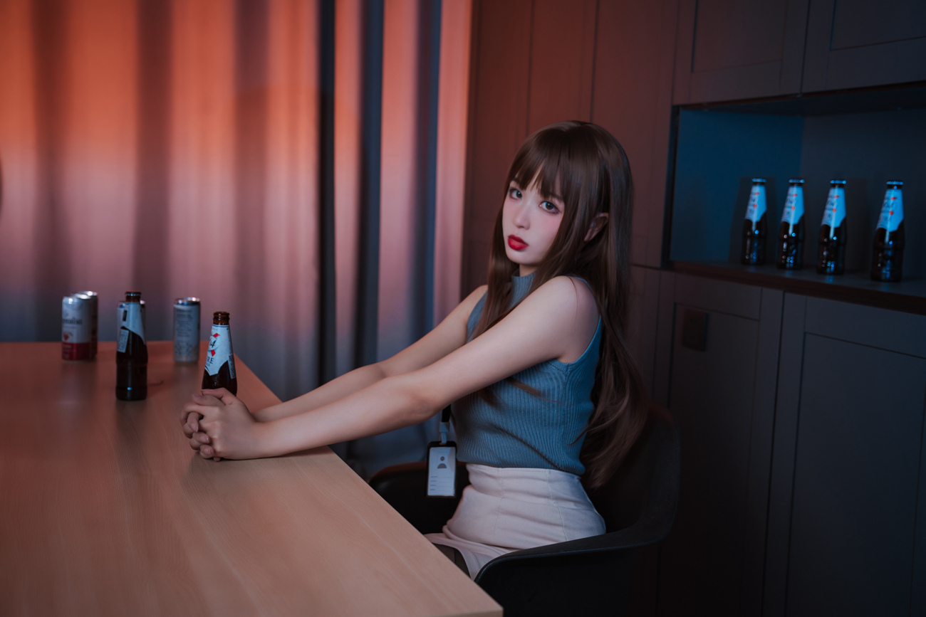 图片[47]-轩萧学姐 微醺喝醉了OL [46P] – 速更版-美库