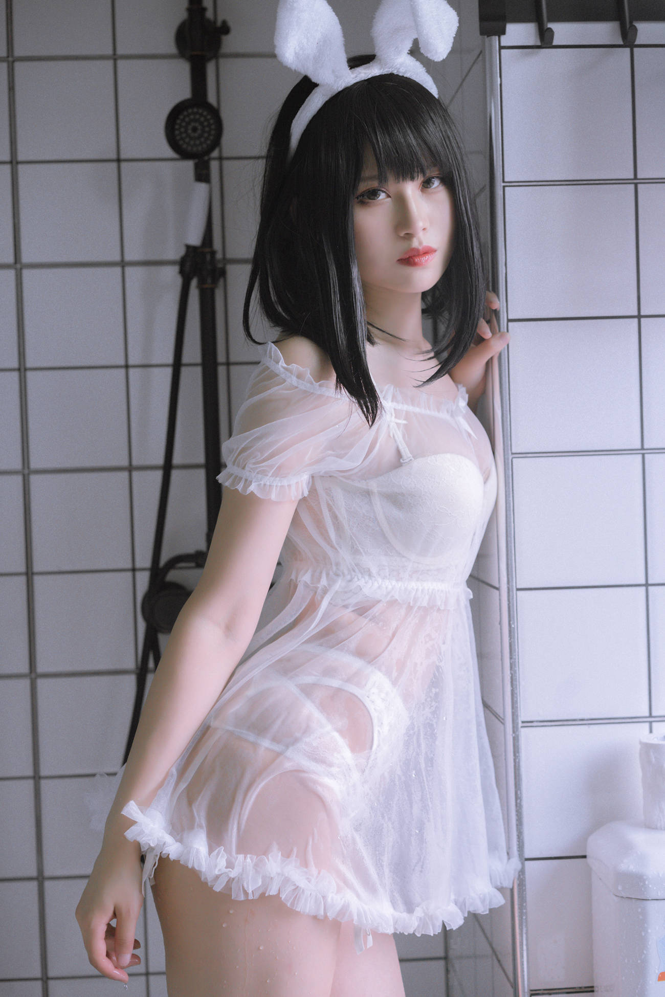 图片[19]-田璐璐 – 浪漫白兔[22P] – 速更版-美库