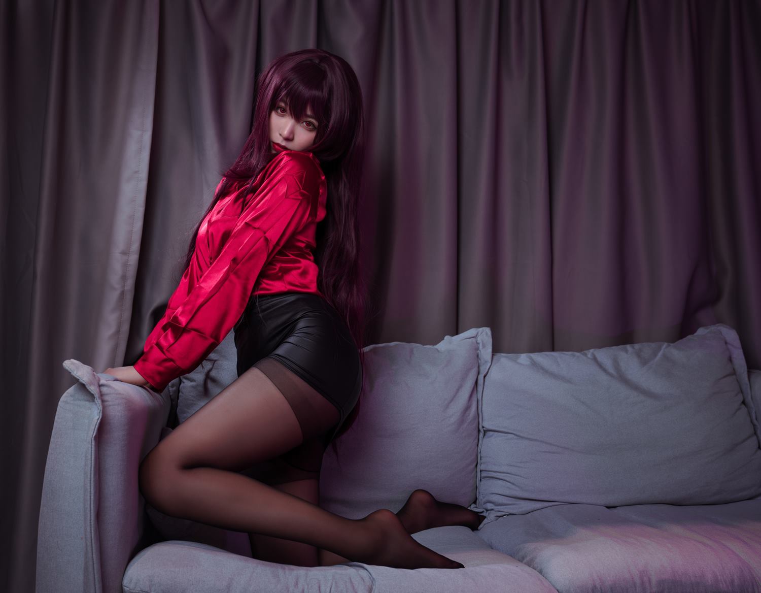 图片[21]-轩萧学姐 – 师匠OL[30P] – 速更版-美库