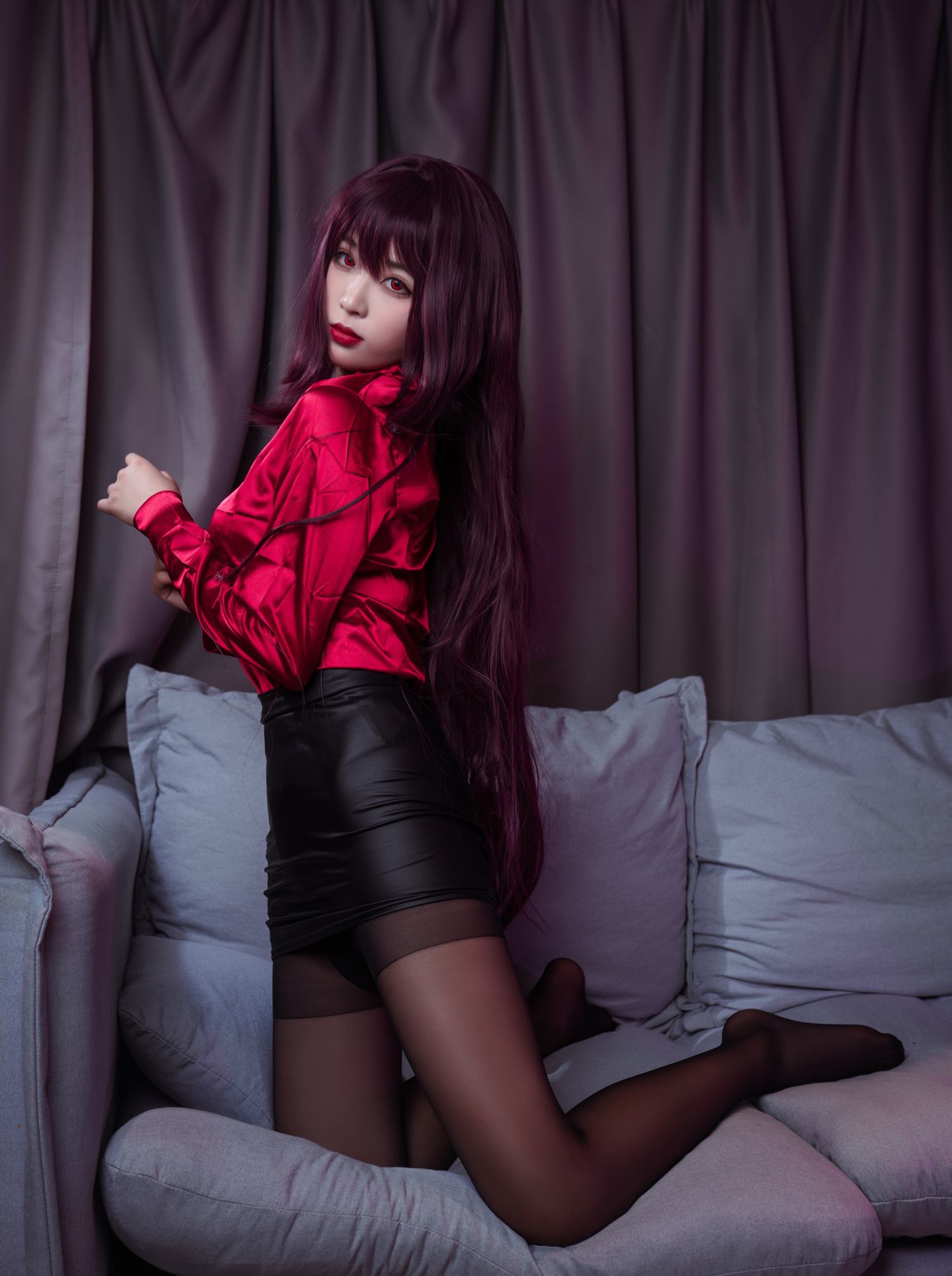 图片[23]-轩萧学姐 – 师匠OL[30P] – 速更版-美库