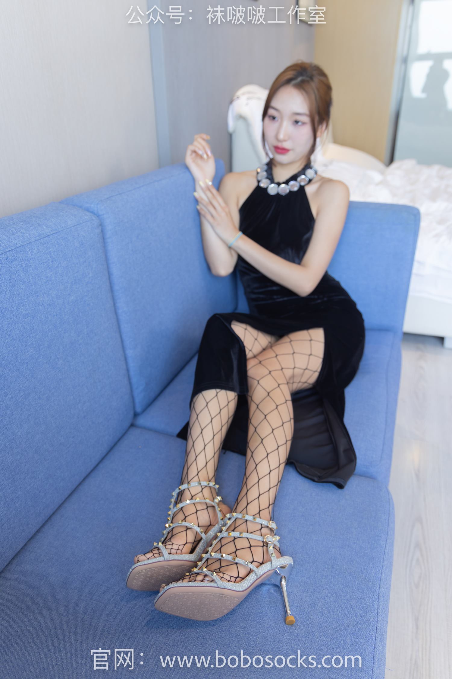 图片[17]-[BoBoSocks袜啵啵]NO.113 果果-高跟鞋、黑色网袜[141P] – 速更版-美库