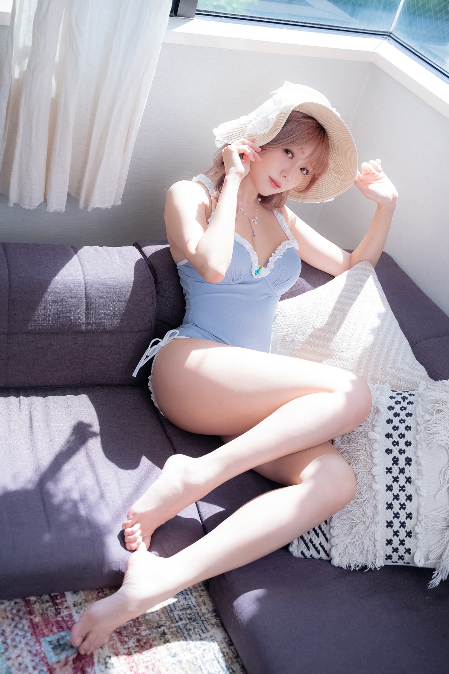 图片[10]-Ely_eee(ElyEE子)  Mist Blue Lady [37P] – 速更版-美库