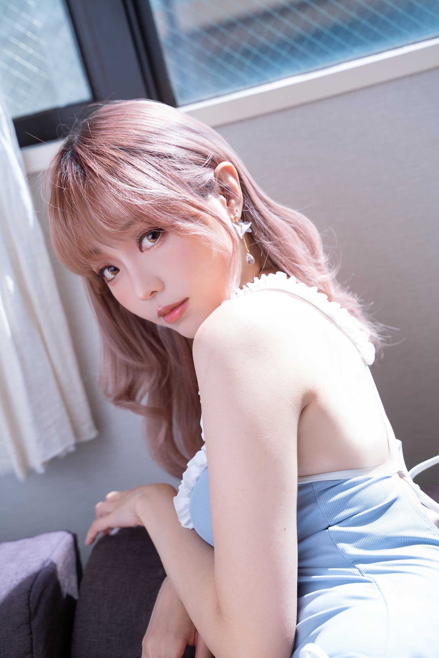 图片[27]-Ely_eee(ElyEE子)  Mist Blue Lady [37P] – 速更版-美库