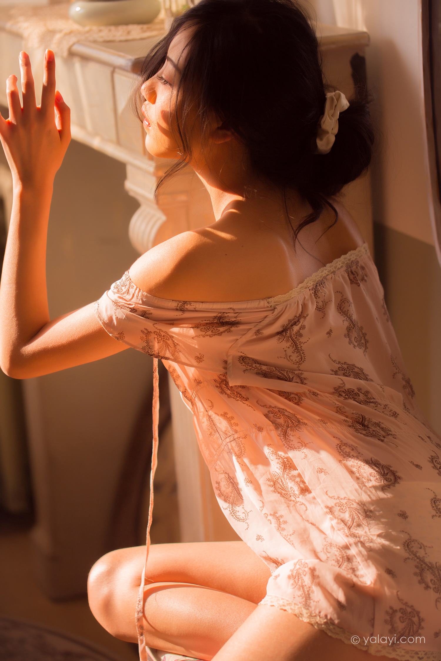 图片[16]-[YALAYI雅拉伊]2022.08.01 NO.960 暂时的花儿 橘子[46+1P] – 速更版-美库