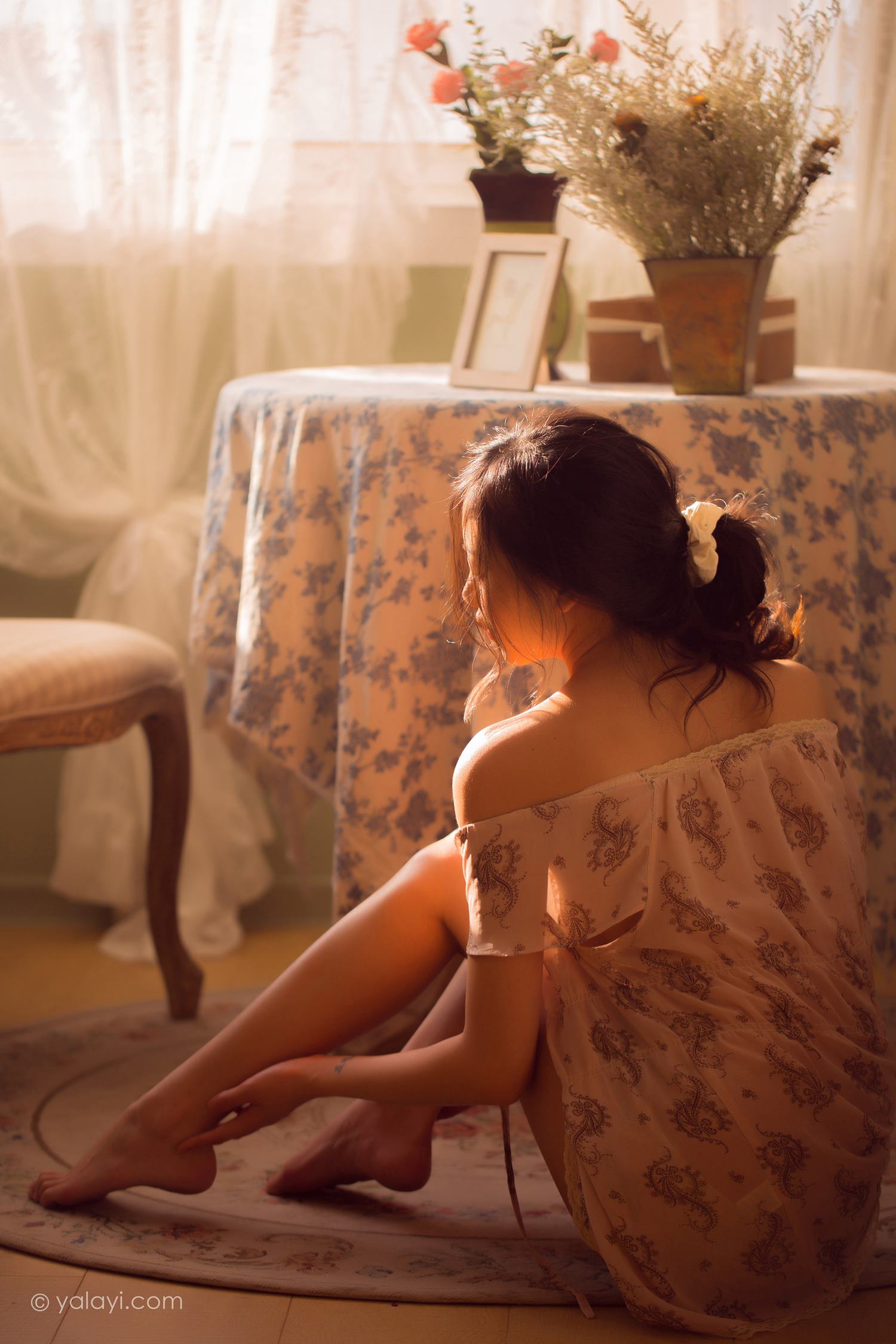 图片[26]-[YALAYI雅拉伊]2022.08.01 NO.960 暂时的花儿 橘子[46+1P] – 速更版-美库