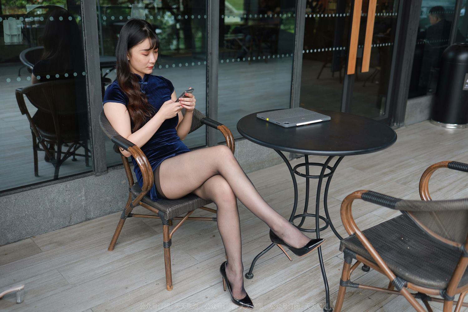 图片[11]-[IESS异思趣向] 耽丝 220331秋秋的高叉嘿丝旗袍 [87P] – 速更版-美库