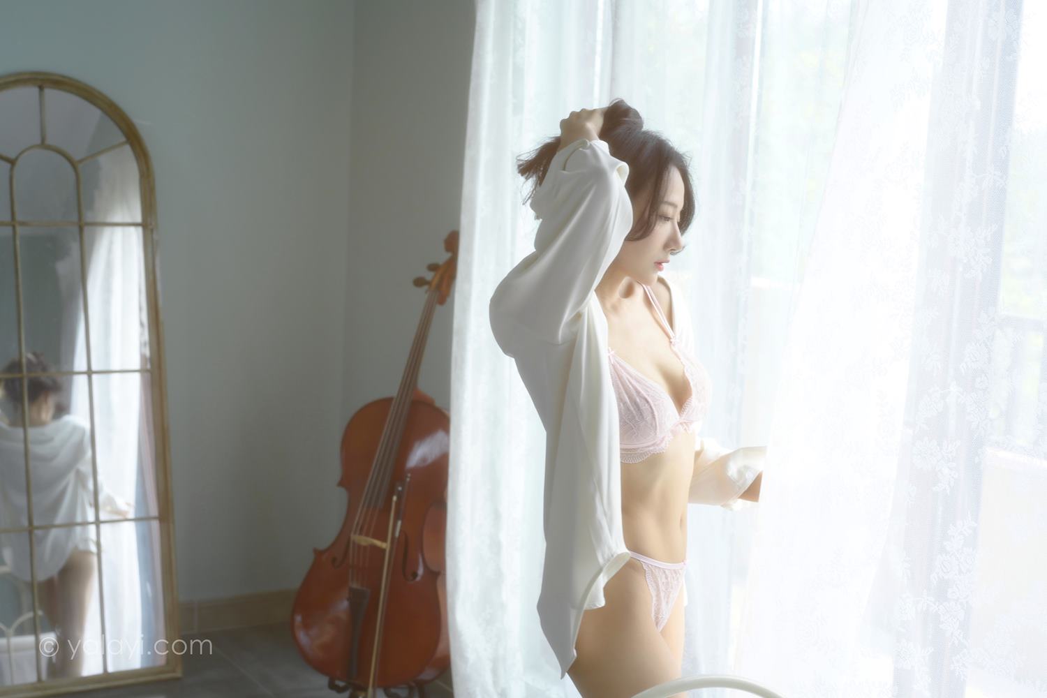 图片[14]-[YALAYI雅拉伊]2022.08.12 NO.963 清晨的景色 何嘉颖[41+1P] – 速更版-美库