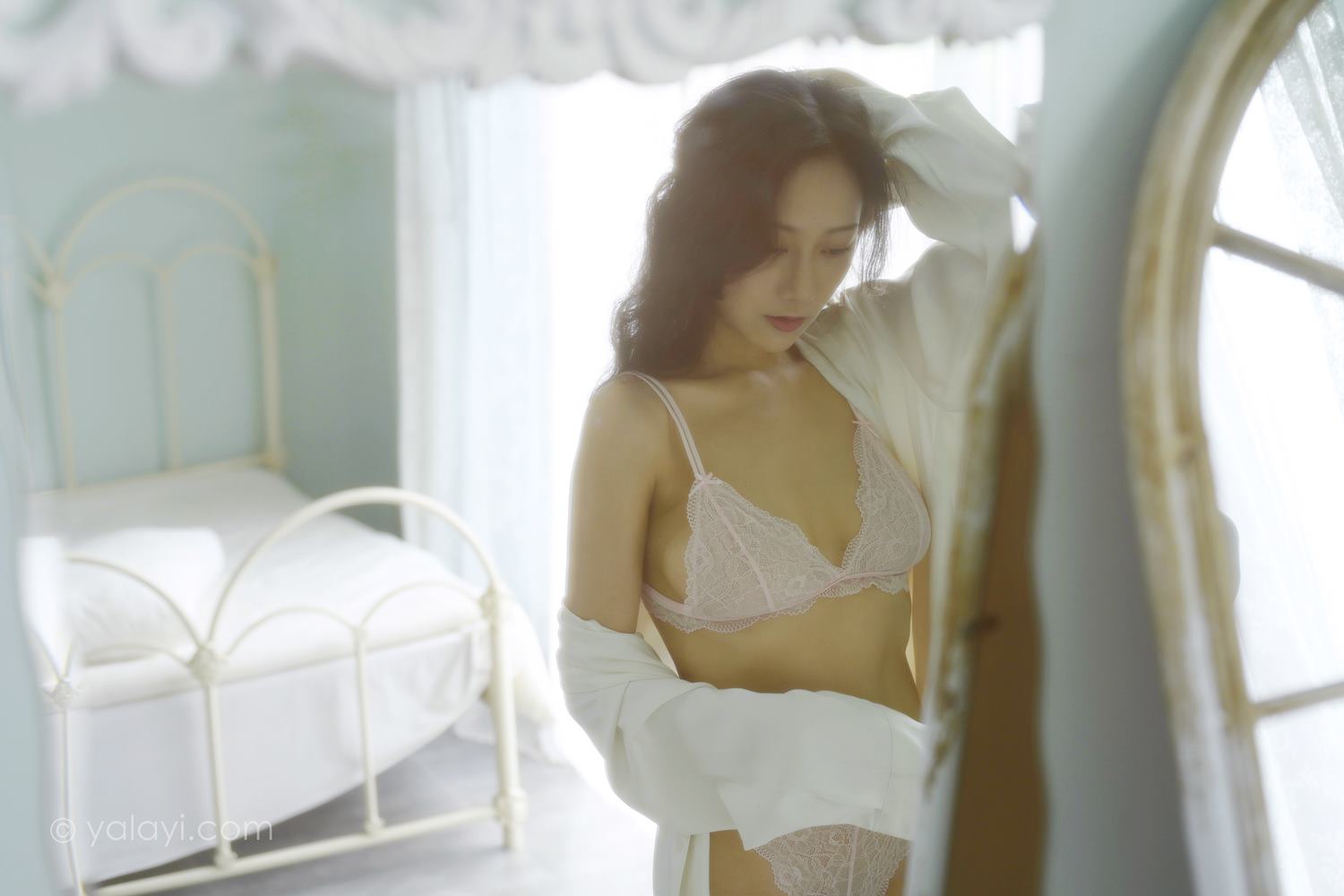 图片[42]-[YALAYI雅拉伊]2022.08.12 NO.963 清晨的景色 何嘉颖[41+1P] – 速更版-美库