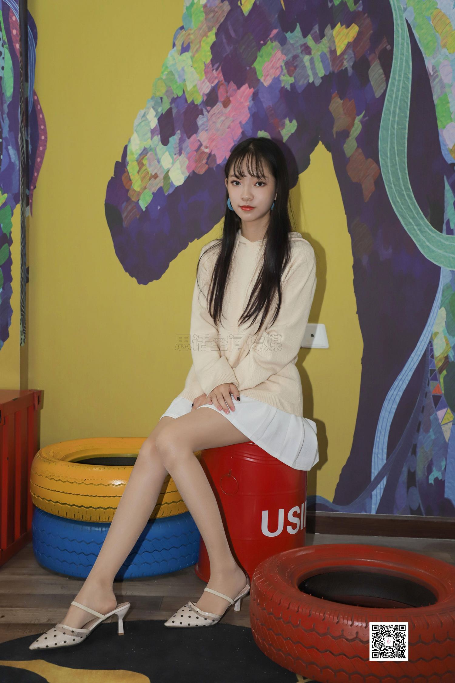 图片[23]-[SiHua思话]SJ060 珊珊 柔情超薄连裤袜[50P] – 速更版-美库