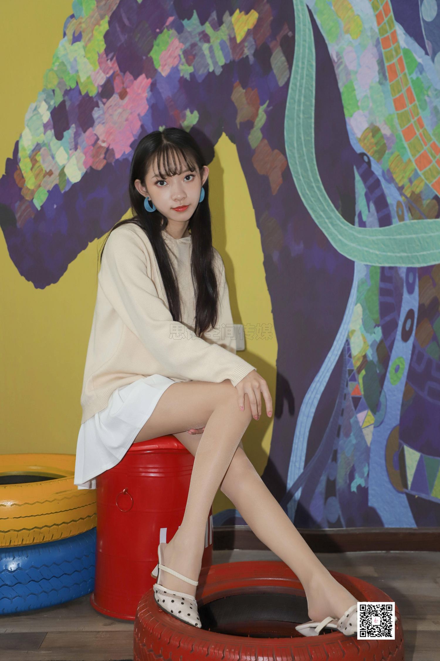 图片[34]-[SiHua思话]SJ060 珊珊 柔情超薄连裤袜[50P] – 速更版-美库