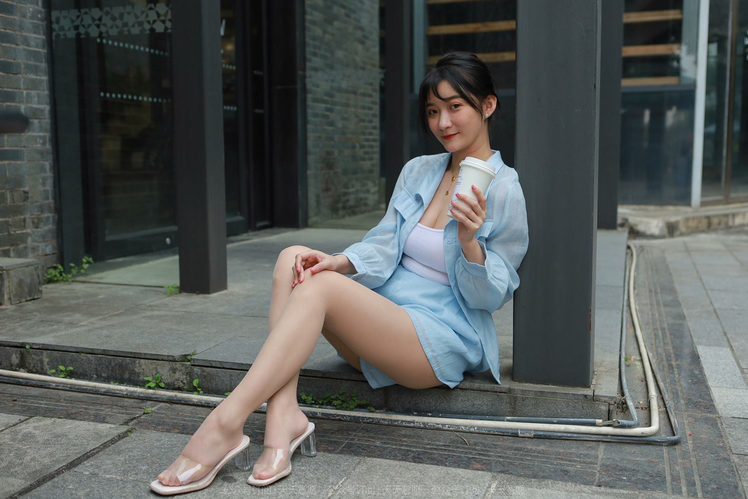 图片[75]-[IESS异思趣向] 耽丝 220408秋秋的蓝色事业线 [86P] – 速更版-美库