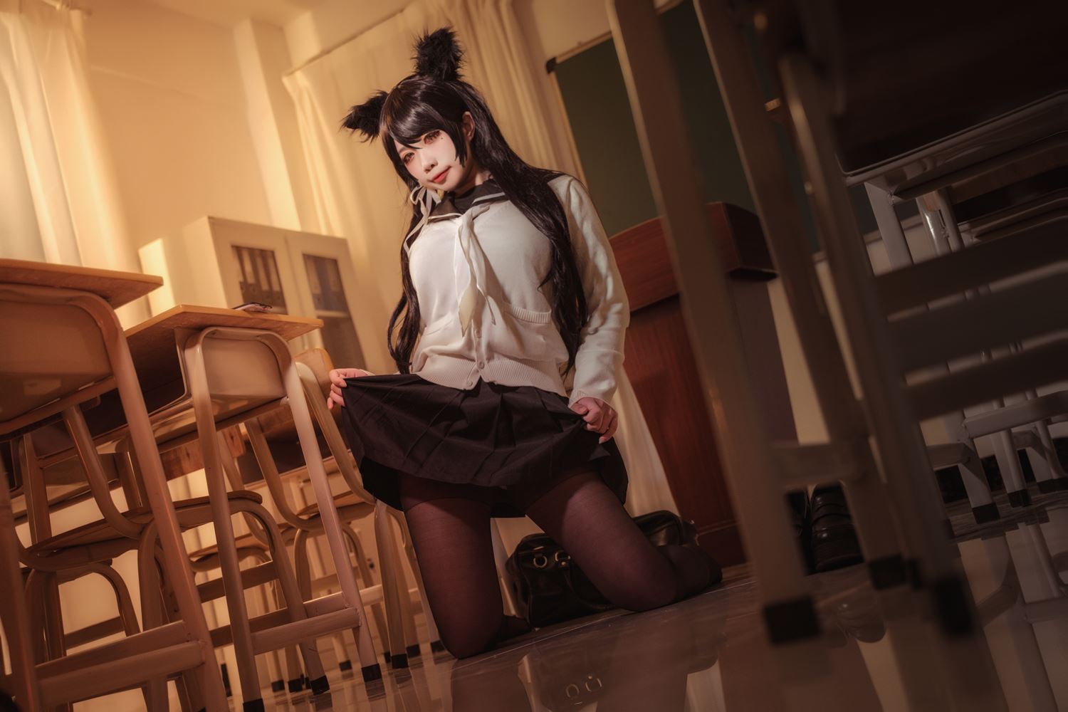 图片[20]-贞子蜜桃 碧蓝航线 爱宕高雄制服 [35P] – 速更版-美库