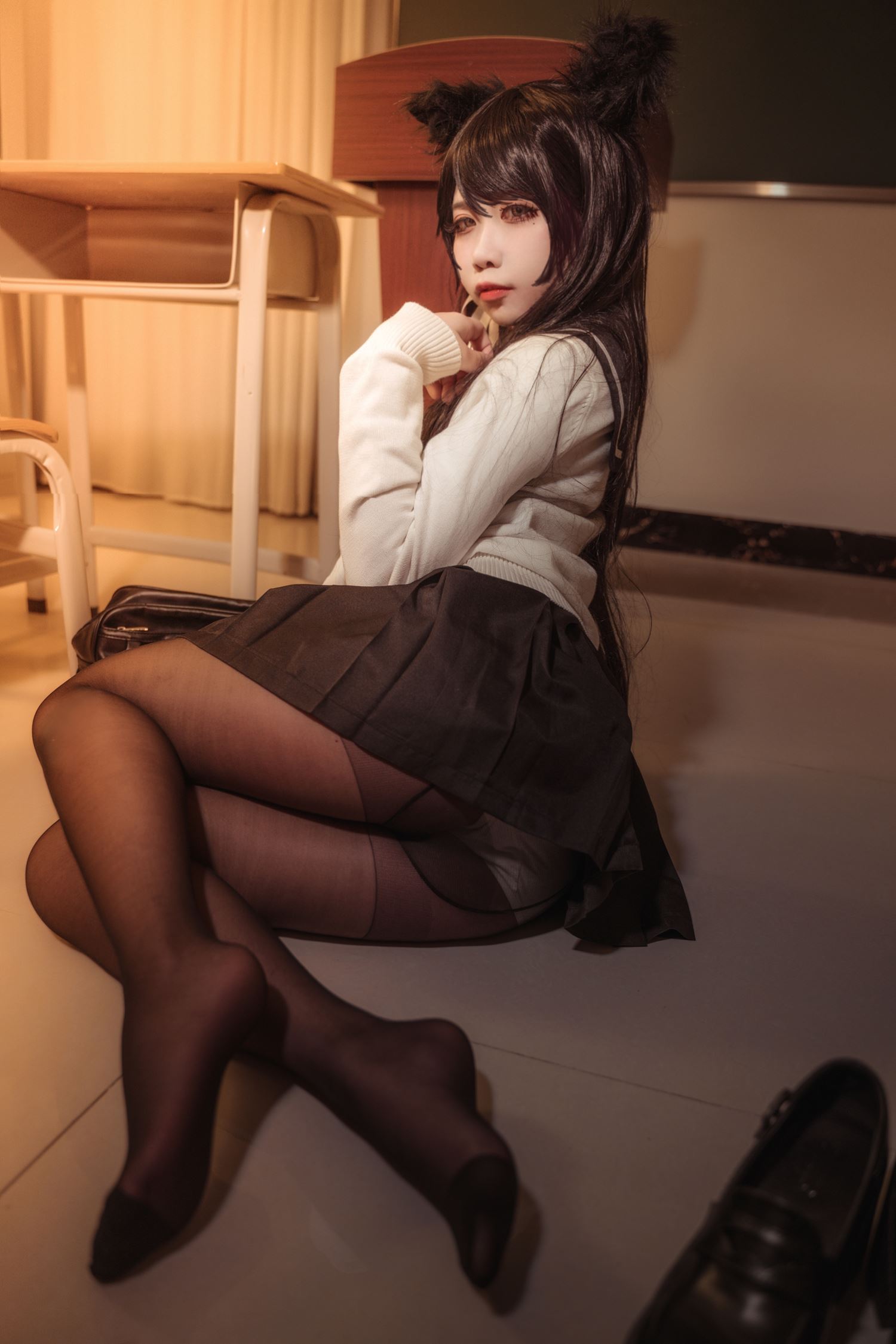 图片[23]-贞子蜜桃 碧蓝航线 爱宕高雄制服 [35P] – 速更版-美库