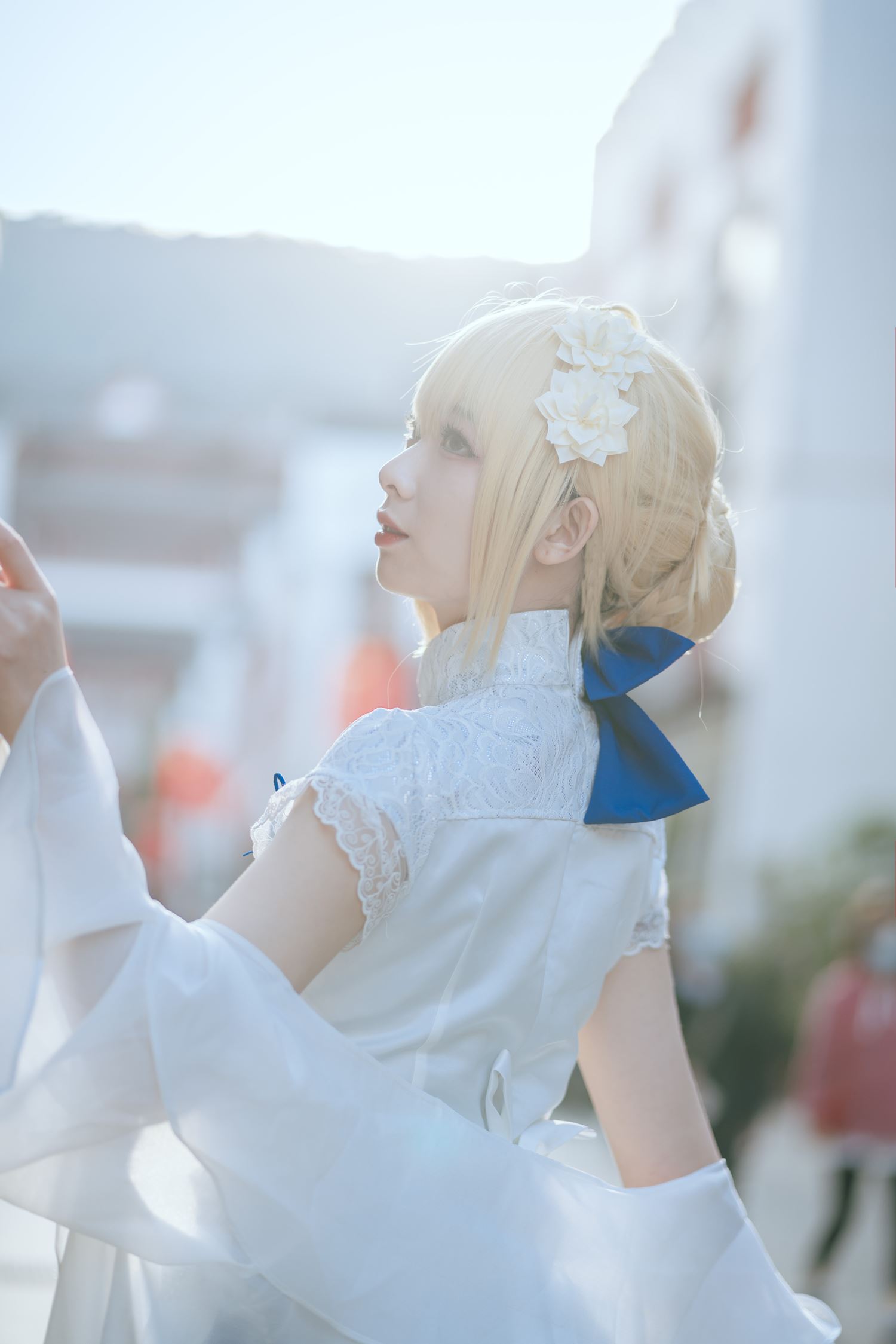 图片[35]-网紅Coser@封疆疆v Saber旗袍 [34P] – 速更版-美库