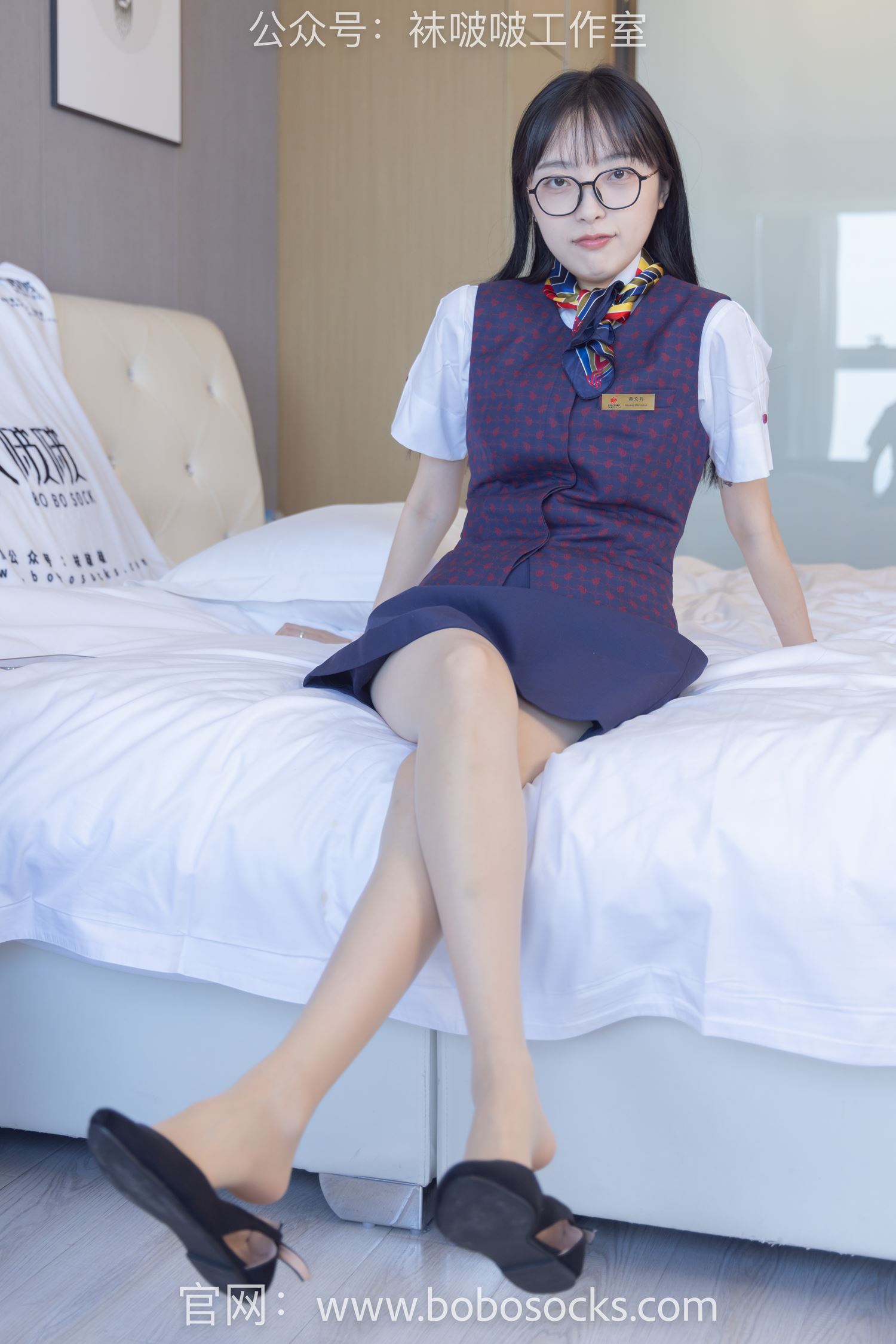 图片[33]-[BoBoSocks袜啵啵]NO.115 稚予-平底鞋、肉丝、空姐制服[136P] – 速更版-美库