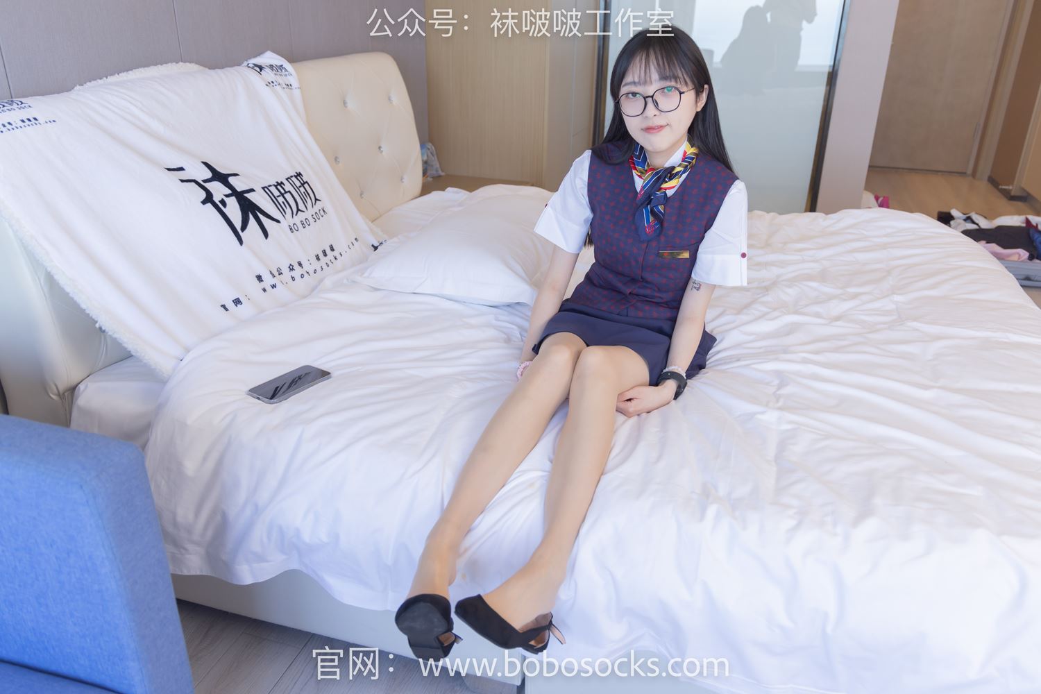 图片[47]-[BoBoSocks袜啵啵]NO.115 稚予-平底鞋、肉丝、空姐制服[136P] – 速更版-美库
