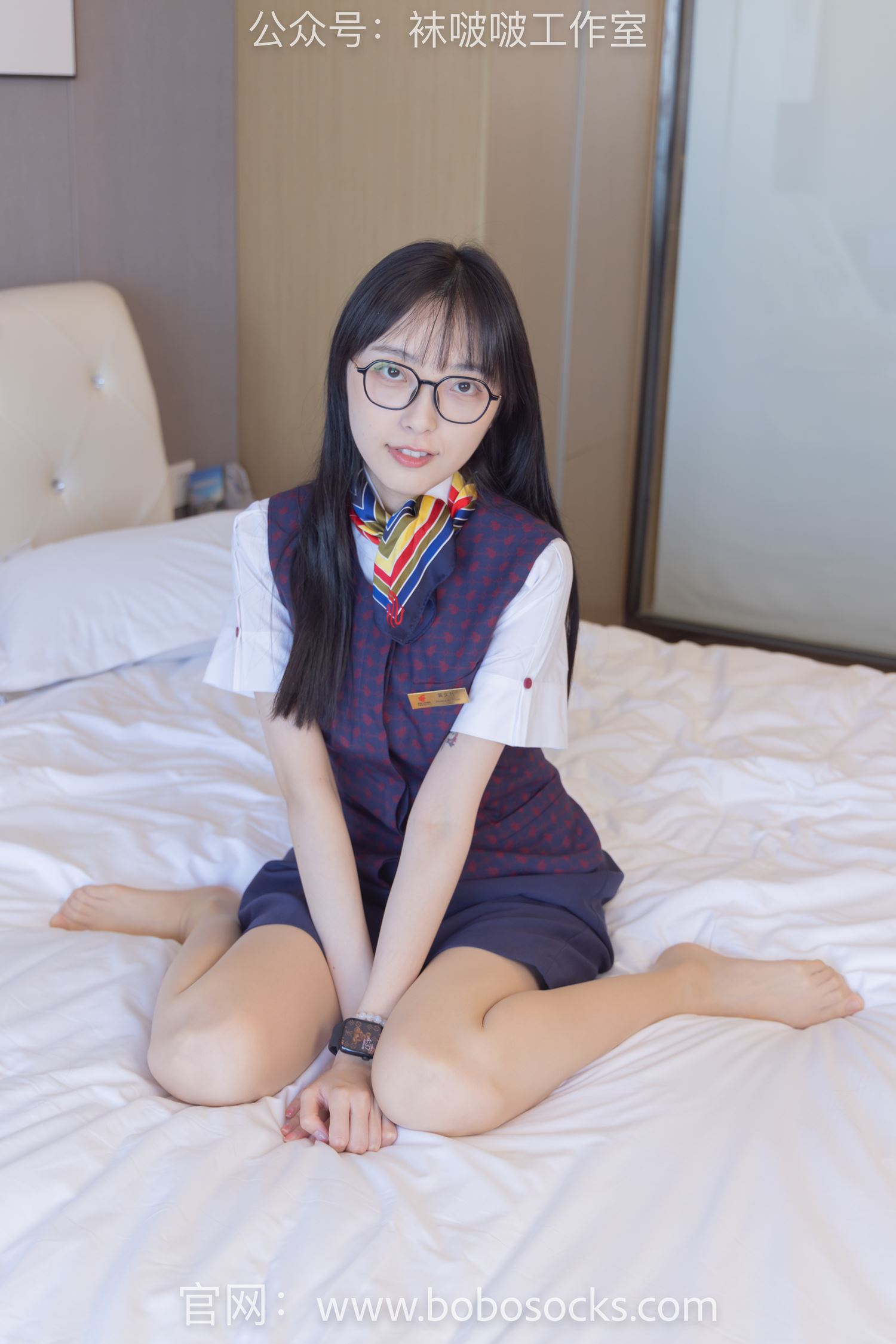 图片[59]-[BoBoSocks袜啵啵]NO.115 稚予-平底鞋、肉丝、空姐制服[136P] – 速更版-美库