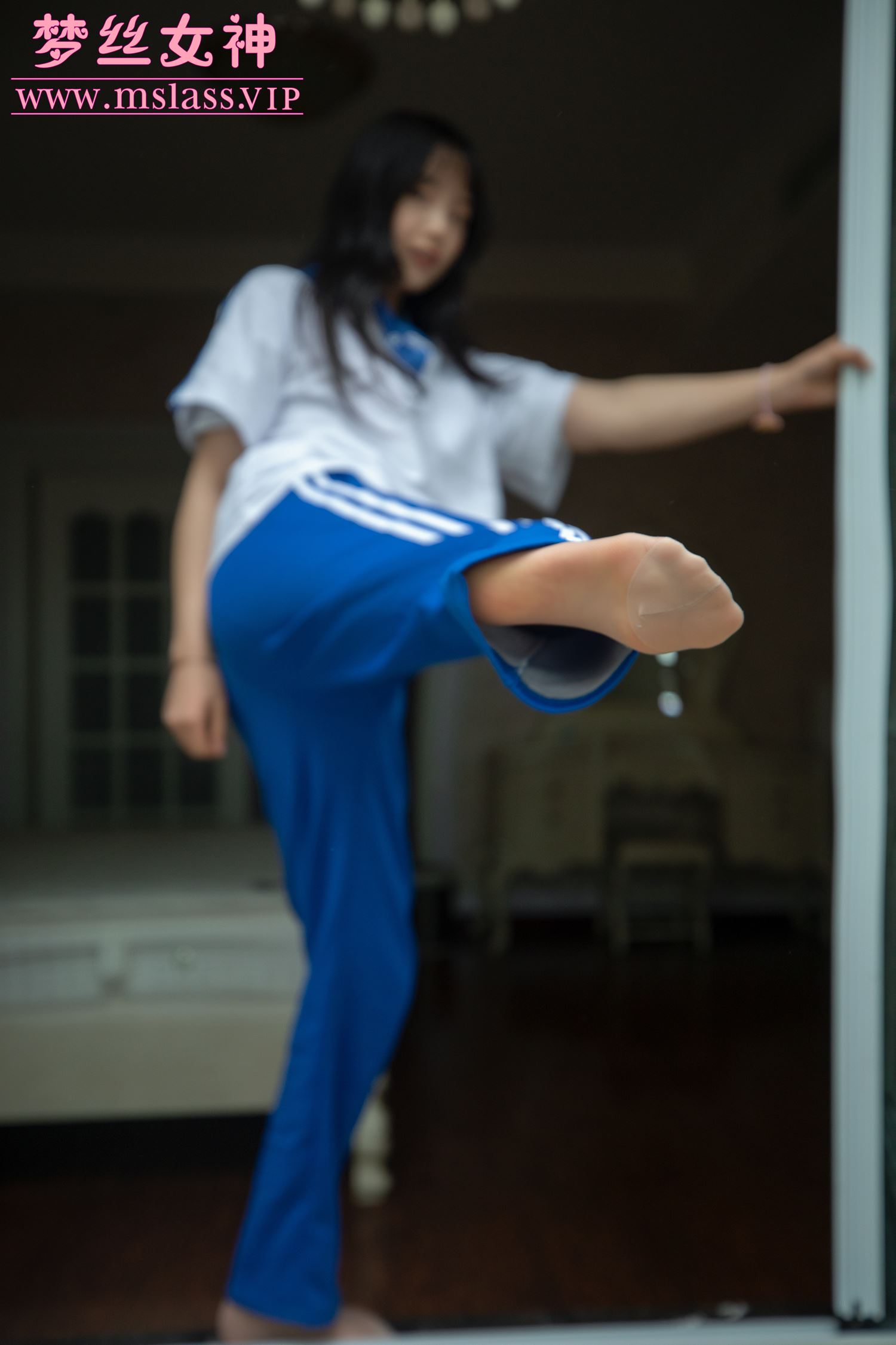 图片[35]-[MSLASS]梦丝女神灵唯 蓝色校服 – 速更版-美库