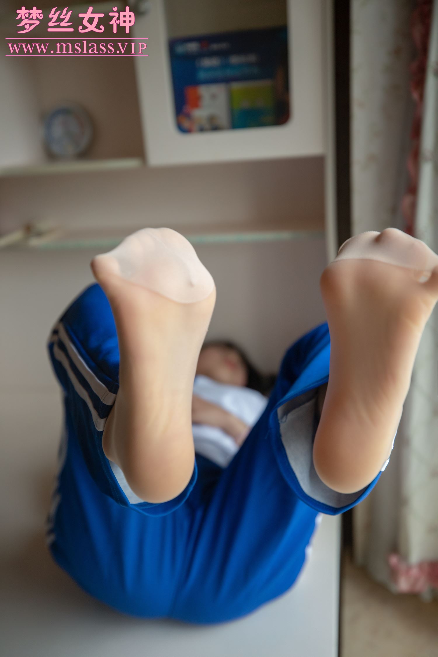 图片[43]-[MSLASS]梦丝女神灵唯 蓝色校服 – 速更版-美库
