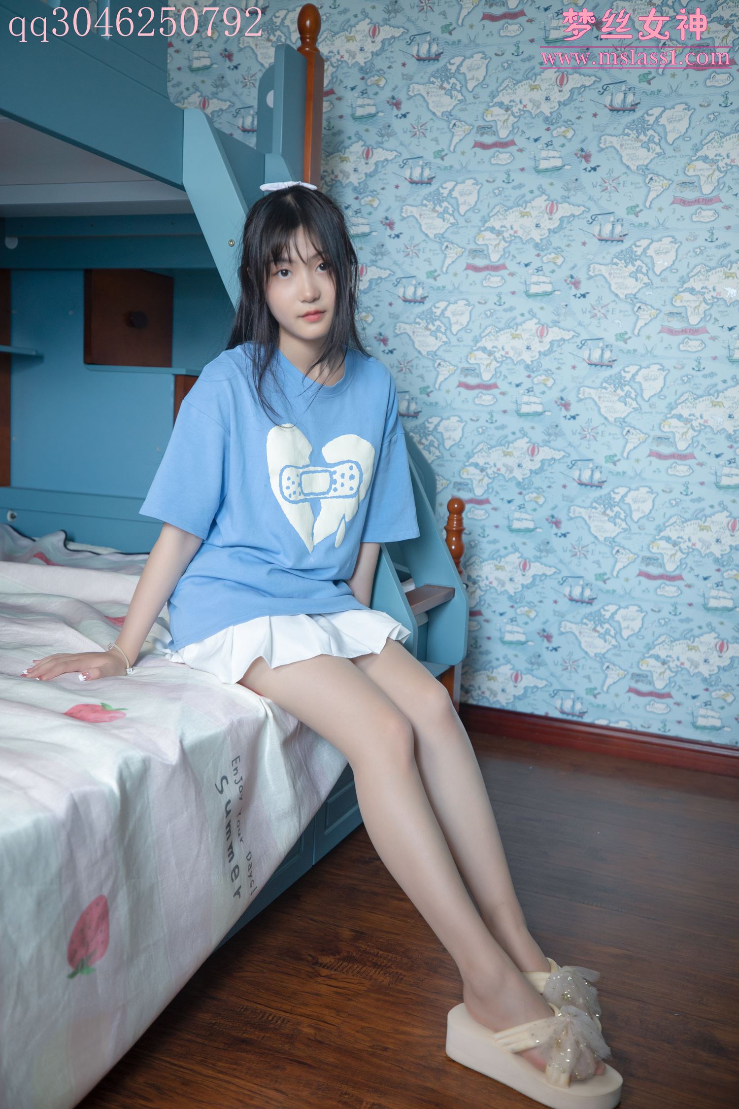 图片[60]-[MSLASS]梦丝女神 蓝菲菲 学妹闺房 [59P] – 速更版-美库