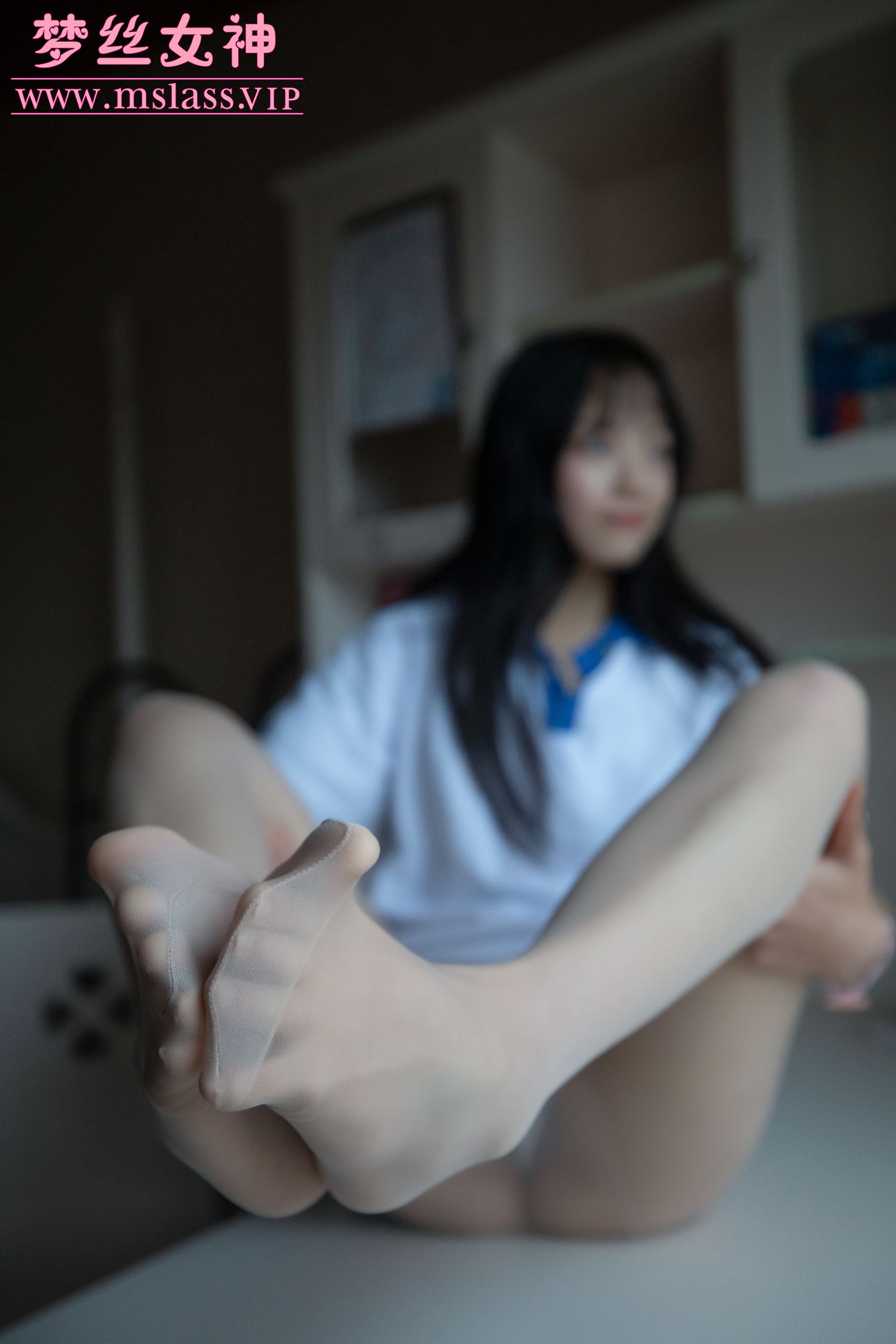 图片[69]-[MSLASS]梦丝女神灵唯 蓝色校服 – 速更版-美库