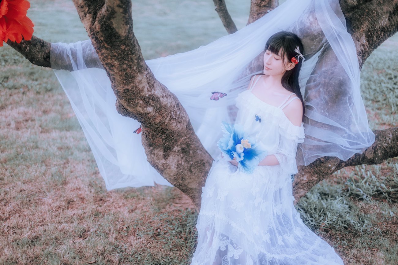 图片[19]-[YITUYU艺图语] 2021.09.13 花的嫁纱 颖儿 [22P] – 速更版-美库